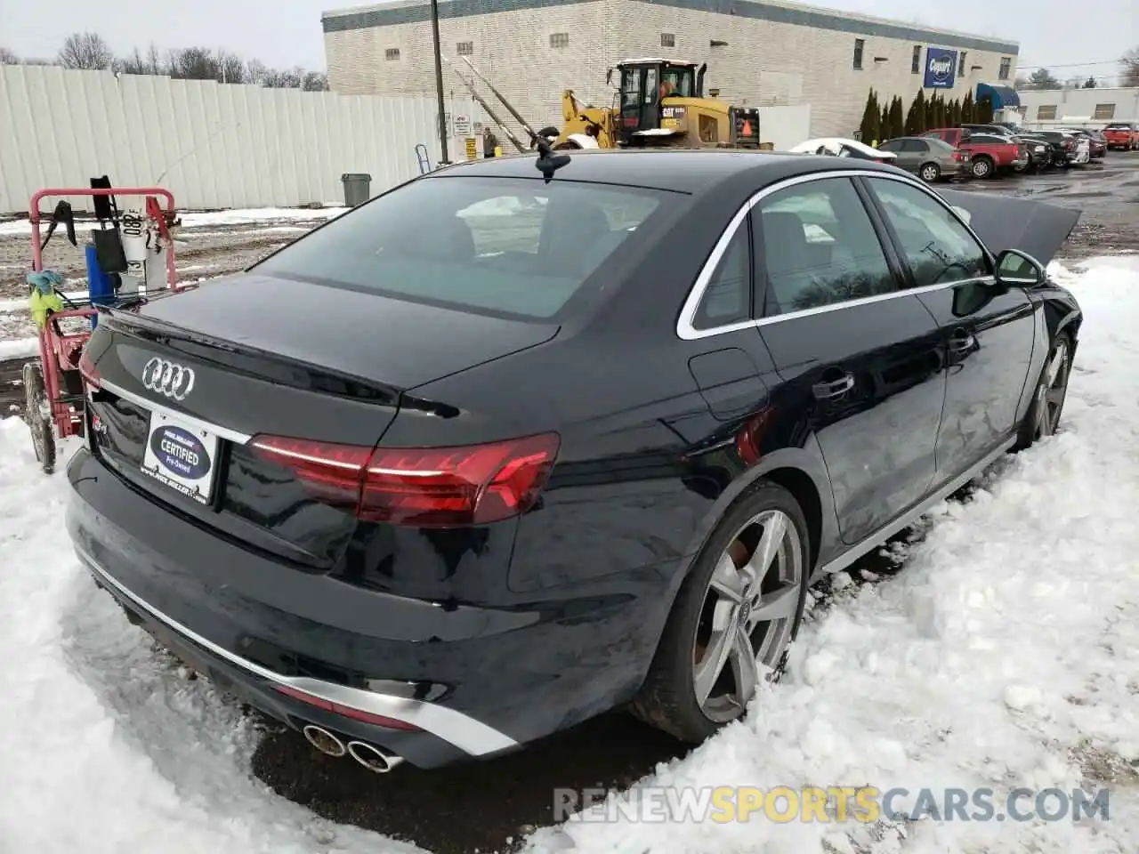 4 Фотография поврежденного автомобиля WAUB4AF45MA069325 AUDI S4/RS4 2021