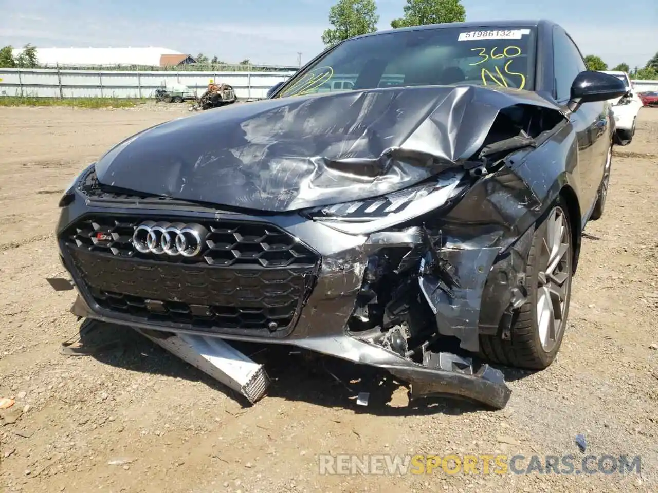 9 Photograph of a damaged car WAUC4AF41MA086787 AUDI S4/RS4 2021