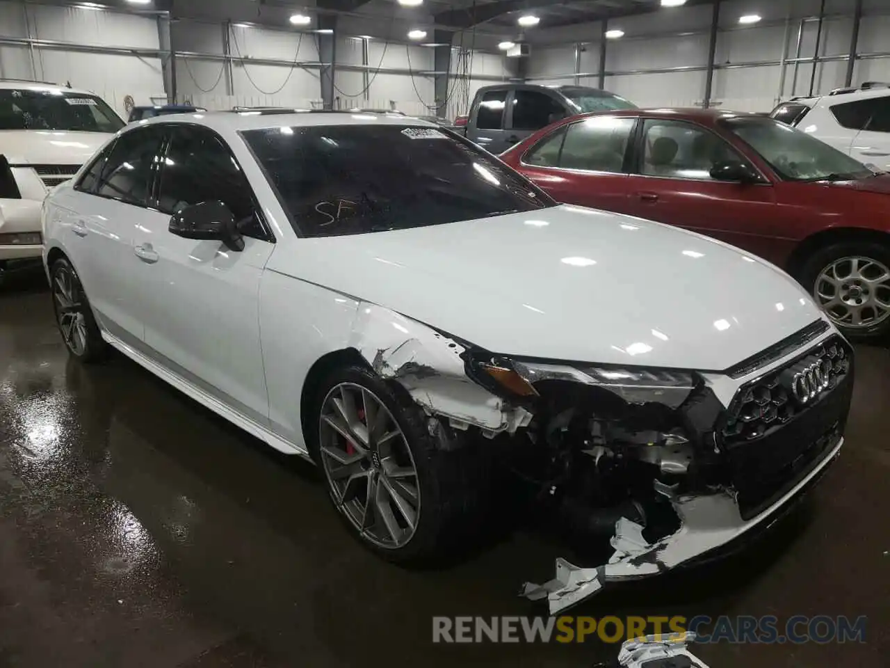 1 Photograph of a damaged car WAUC4AF44MA008407 AUDI S4/RS4 2021