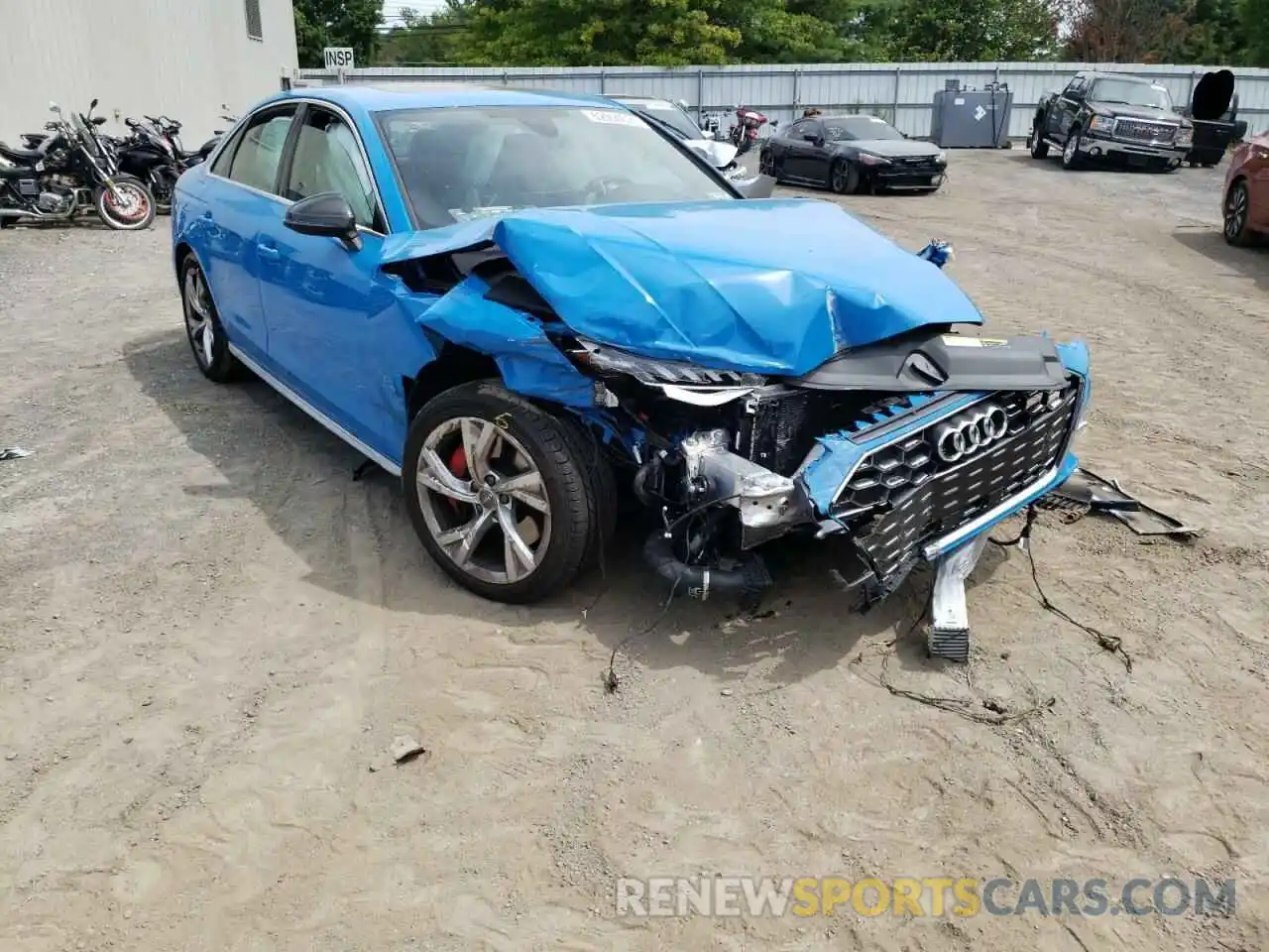 1 Photograph of a damaged car WAUC4AF44MA029399 AUDI S4/RS4 2021