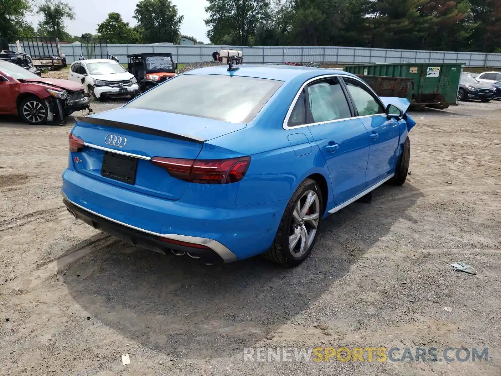 4 Photograph of a damaged car WAUC4AF44MA029399 AUDI S4/RS4 2021