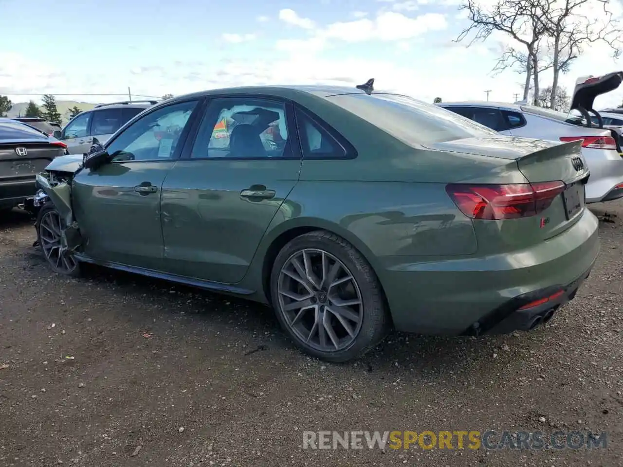 2 Photograph of a damaged car WAUB4AF49PA074578 AUDI S4/RS4 2023