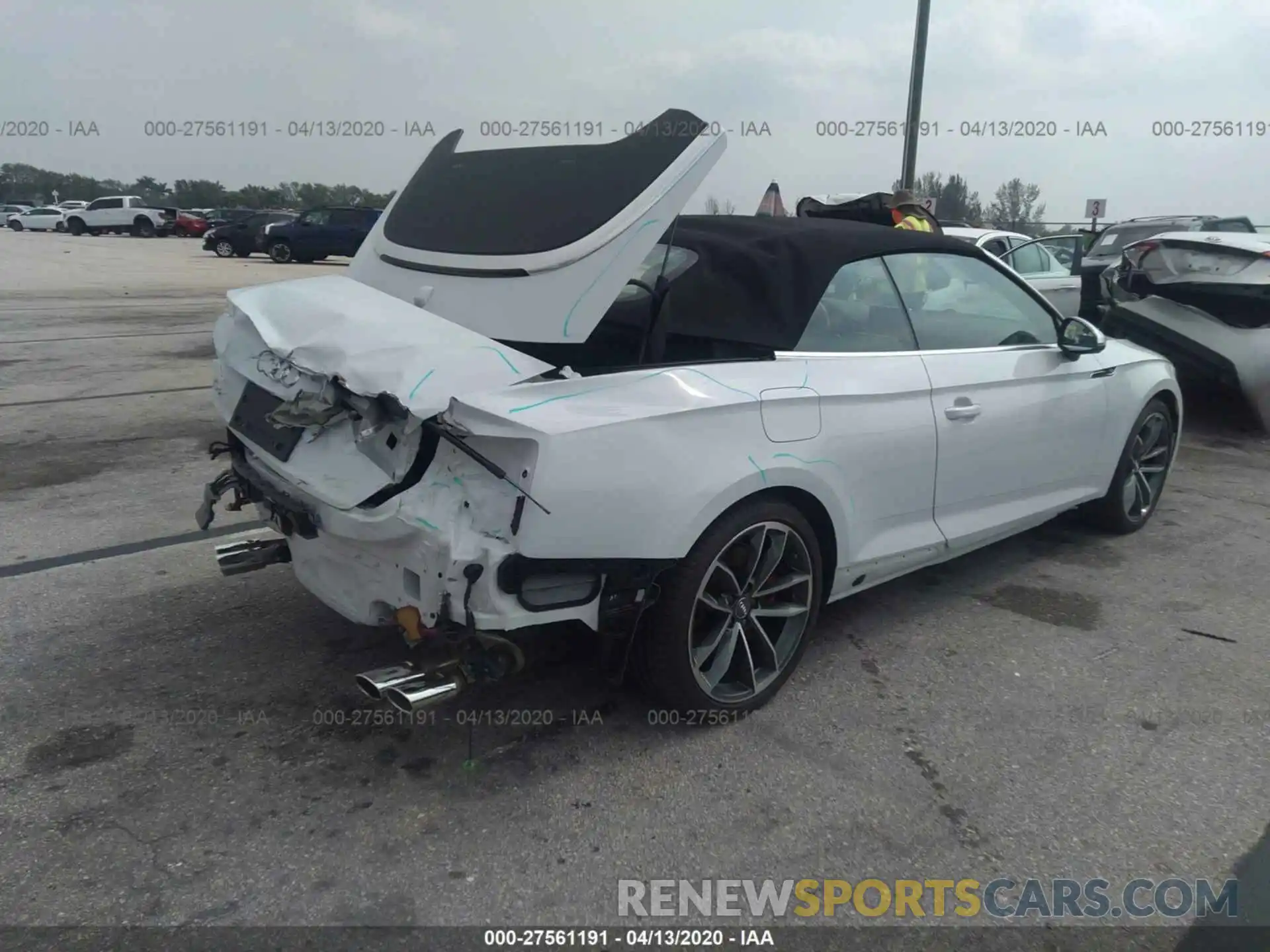 4 Photograph of a damaged car WAU24GF56KN005022 AUDI S5 2019