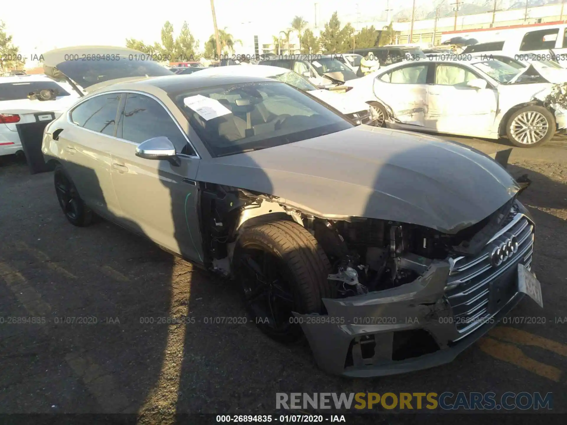 1 Photograph of a damaged car WAUA4CF55KA069774 AUDI S5 2019