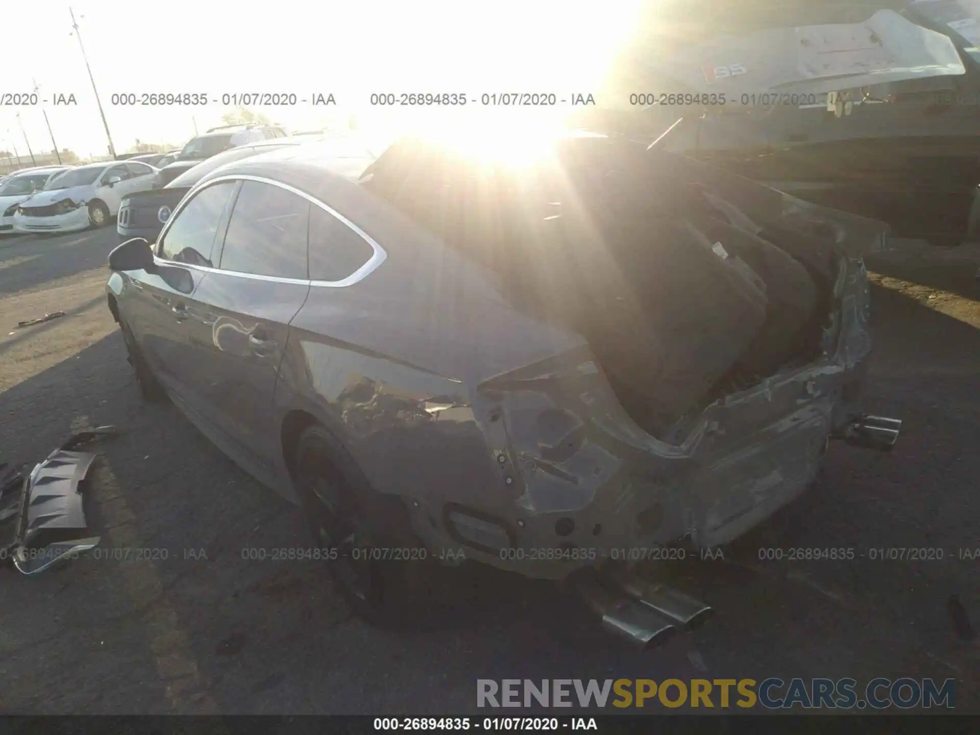 3 Photograph of a damaged car WAUA4CF55KA069774 AUDI S5 2019