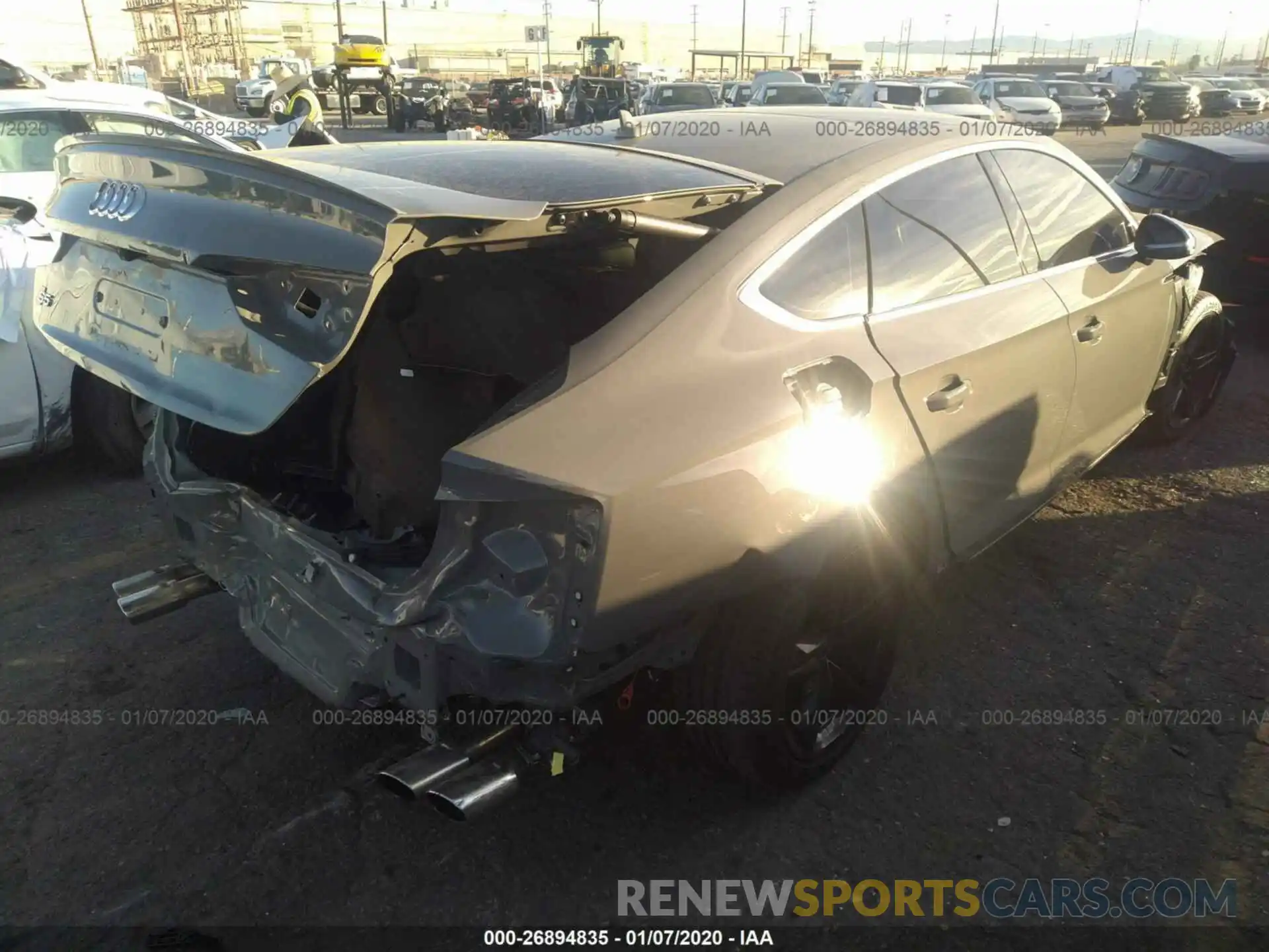 4 Photograph of a damaged car WAUA4CF55KA069774 AUDI S5 2019