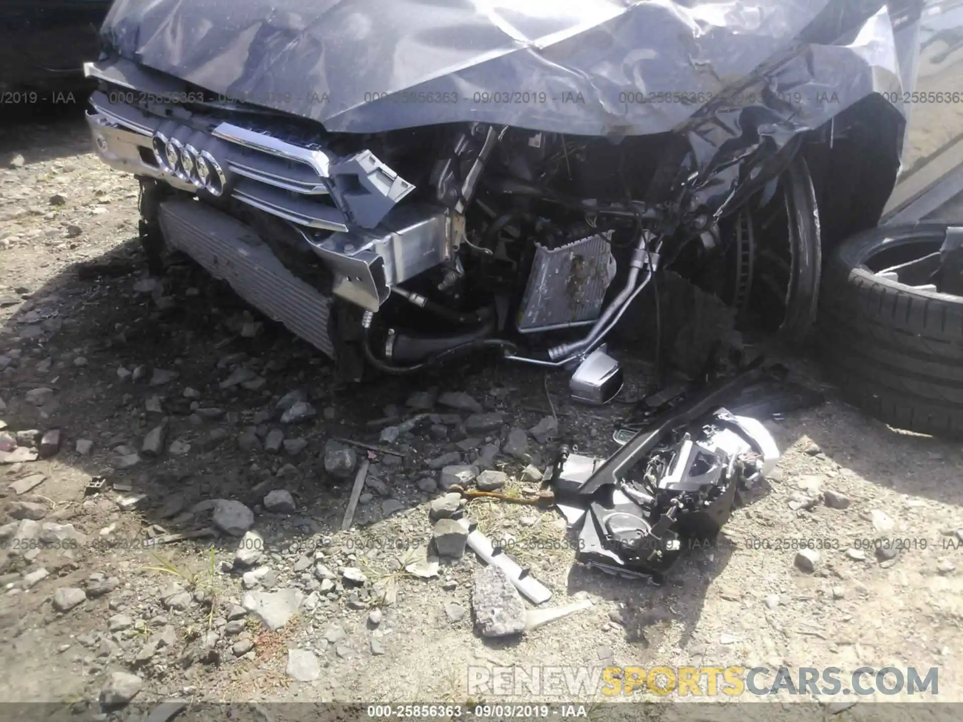 6 Photograph of a damaged car WAUB4CF52KA063015 AUDI S5 2019
