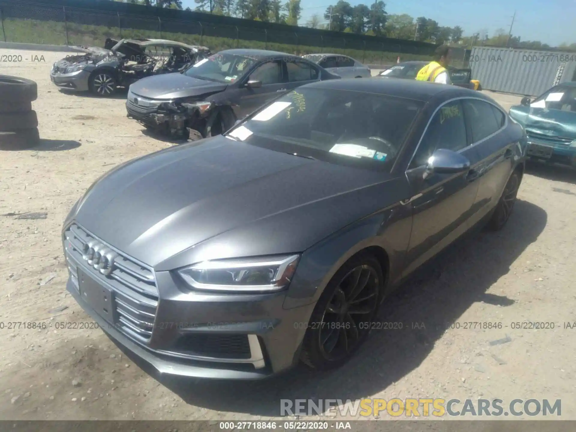 2 Photograph of a damaged car WAUB4CF57KA087066 AUDI S5 2019