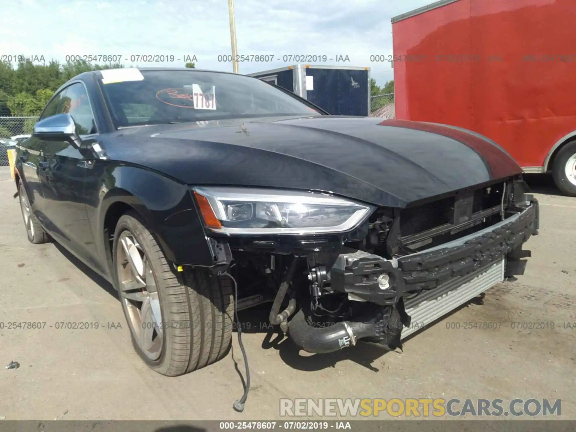 6 Photograph of a damaged car WAUC4CF58KA010615 AUDI S5 2019