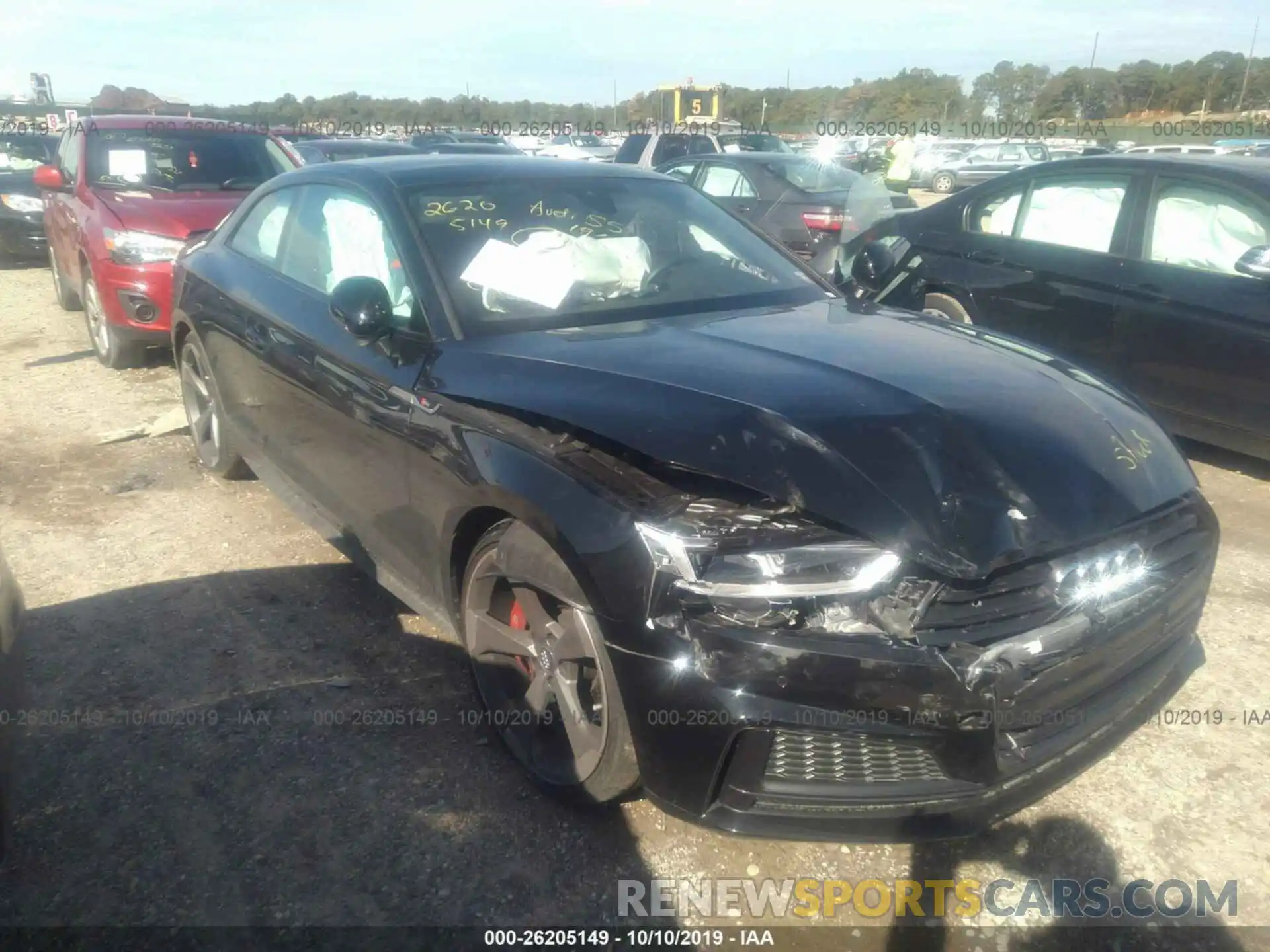 1 Photograph of a damaged car WAUP4AF50KA010520 AUDI S5 2019