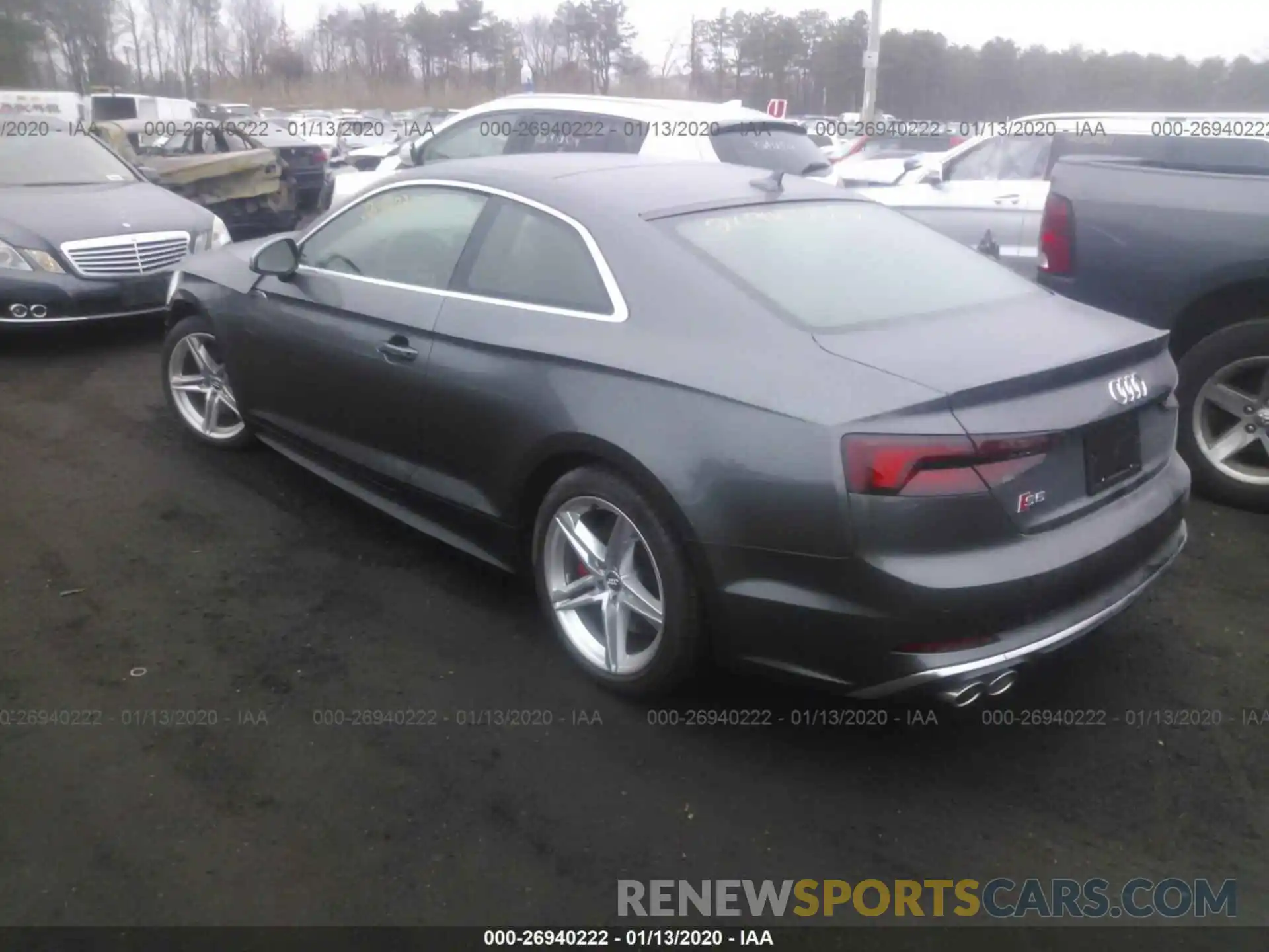 3 Photograph of a damaged car WAUP4AF55KA068901 AUDI S5 2019