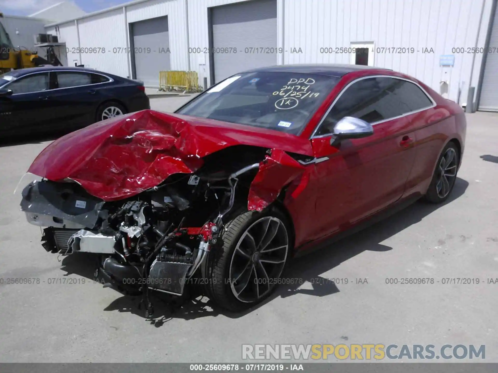 2 Photograph of a damaged car WAUR4AF50KA002474 AUDI S5 2019