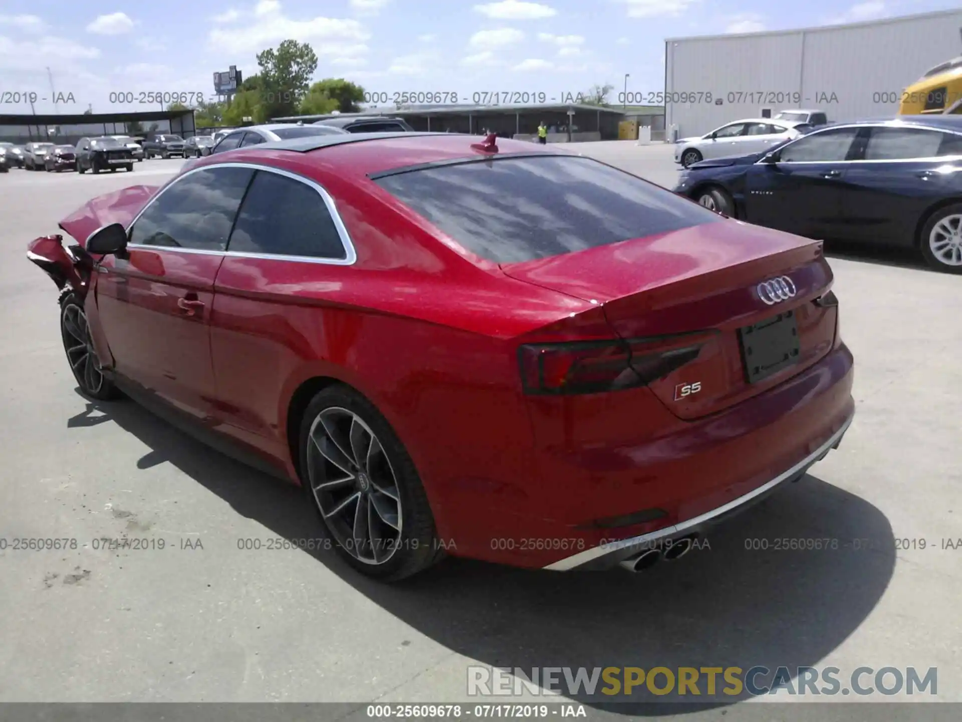 3 Photograph of a damaged car WAUR4AF50KA002474 AUDI S5 2019