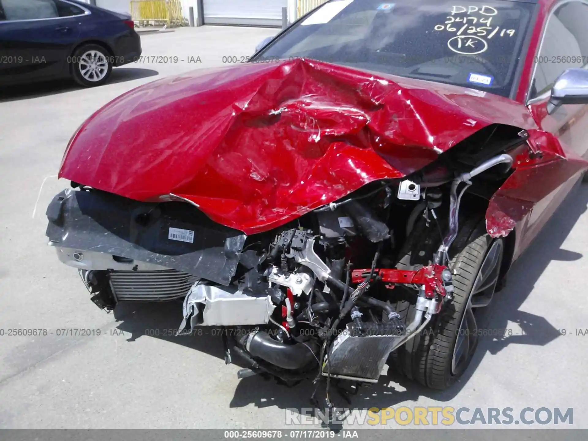 6 Photograph of a damaged car WAUR4AF50KA002474 AUDI S5 2019