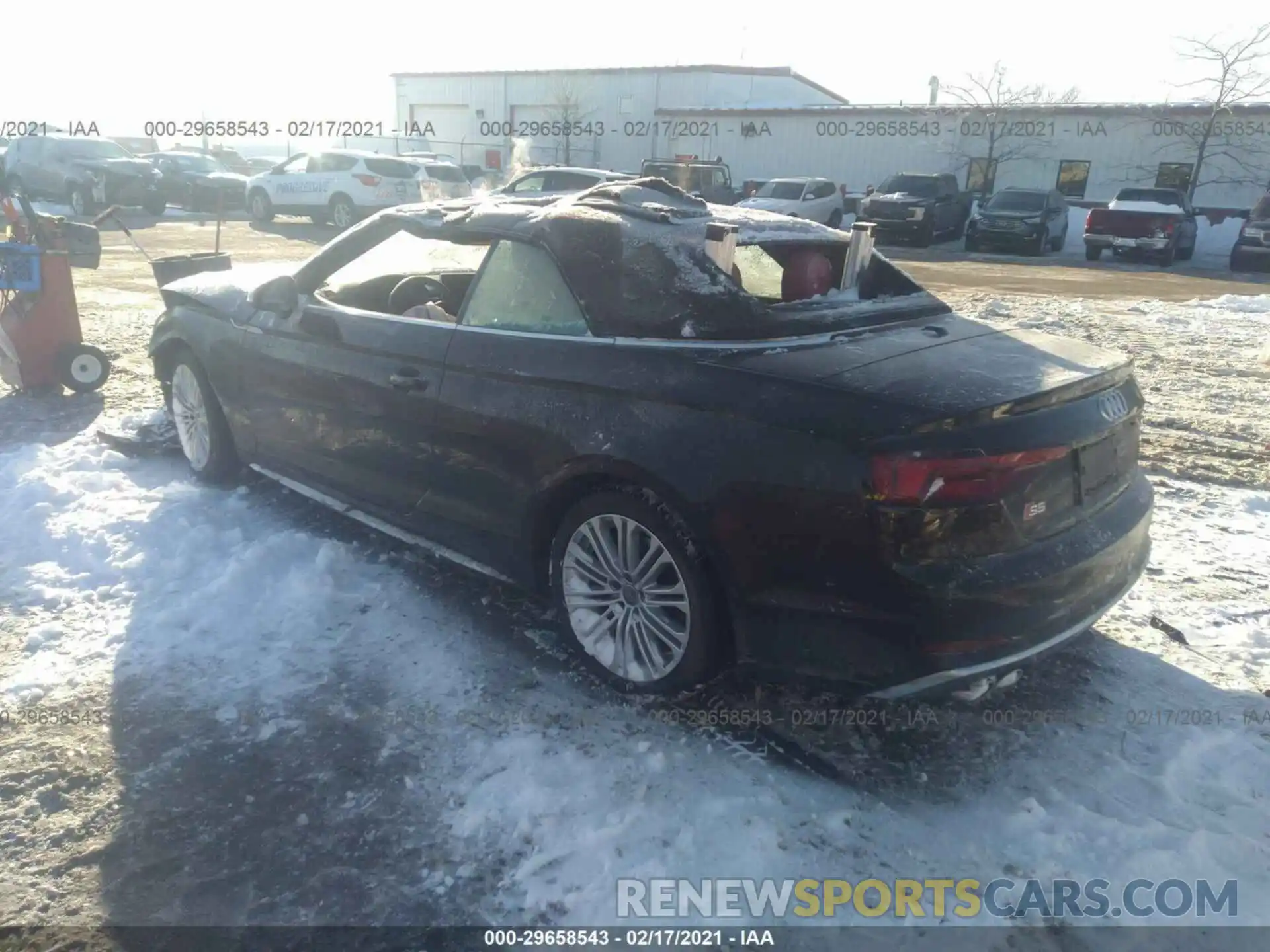 3 Photograph of a damaged car WAU24GF50KN002066 AUDI S5 CABRIOLET 2019