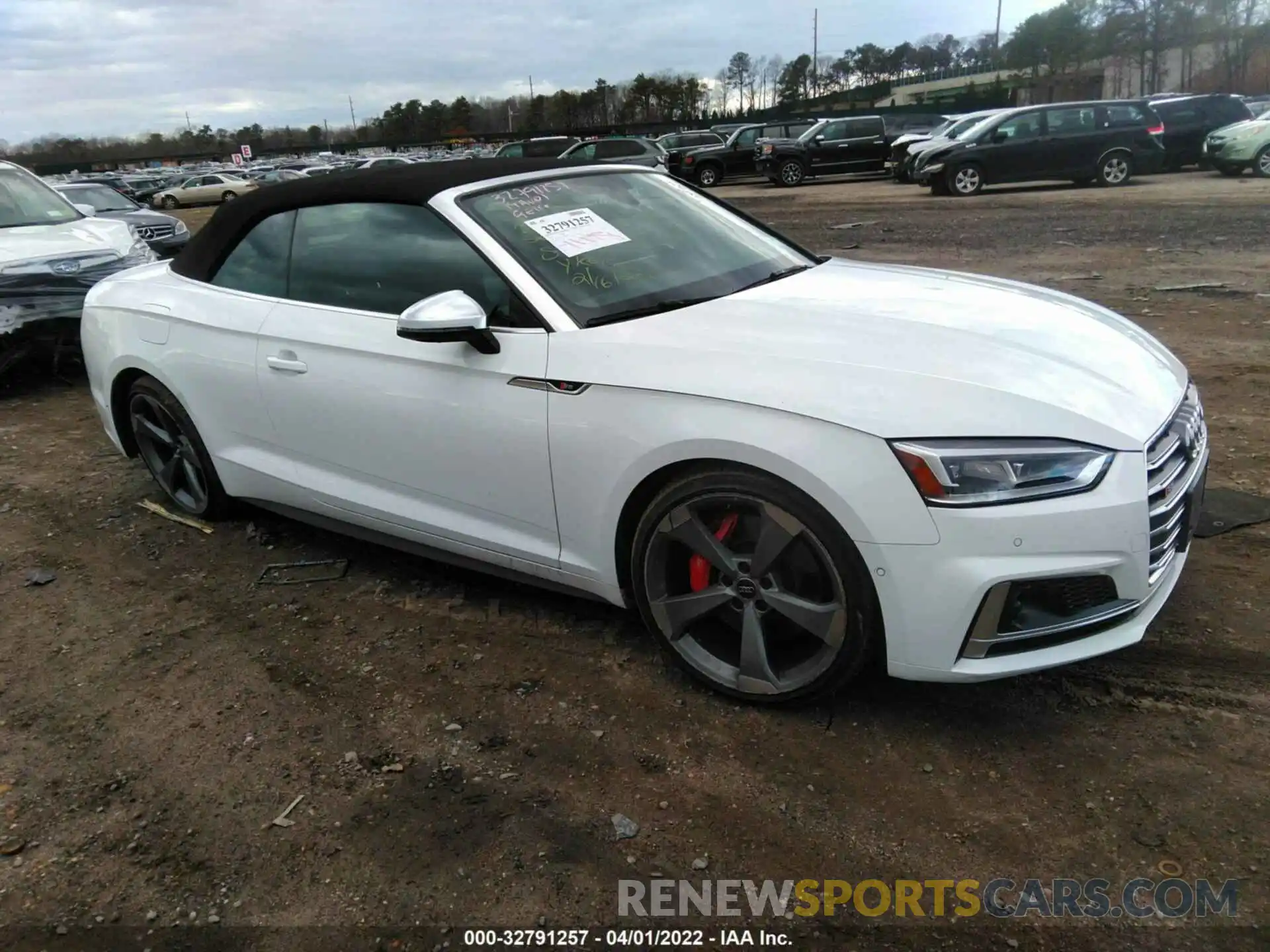 1 Photograph of a damaged car WAU24GF56KN010754 AUDI S5 CABRIOLET 2019