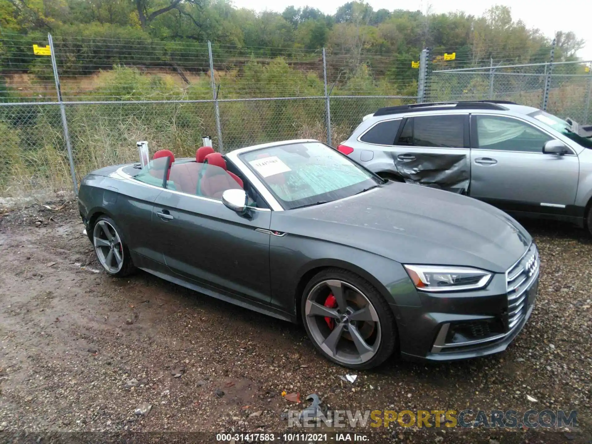 1 Photograph of a damaged car WAU24GF5XKN008750 AUDI S5 CABRIOLET 2019