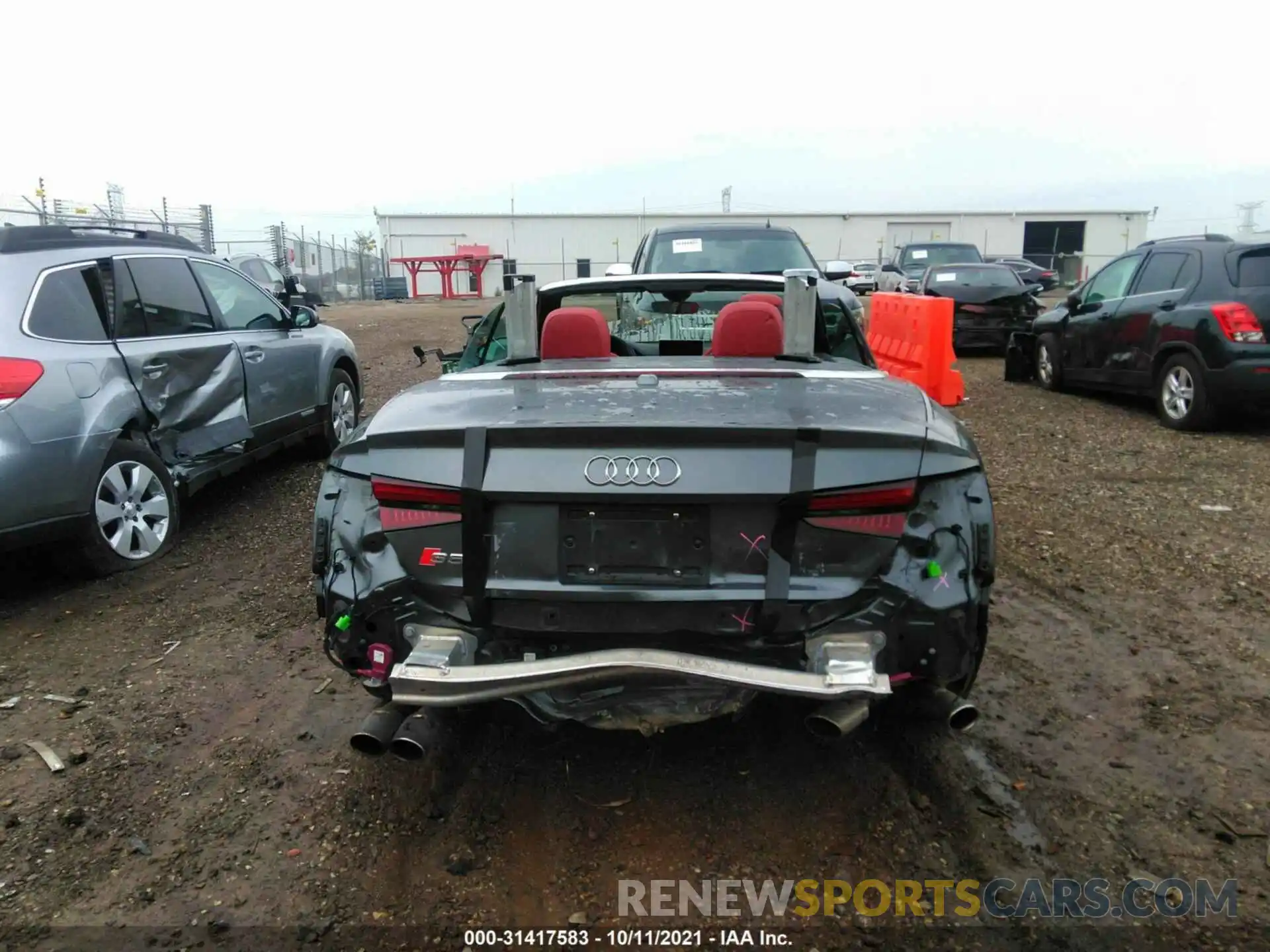 6 Photograph of a damaged car WAU24GF5XKN008750 AUDI S5 CABRIOLET 2019