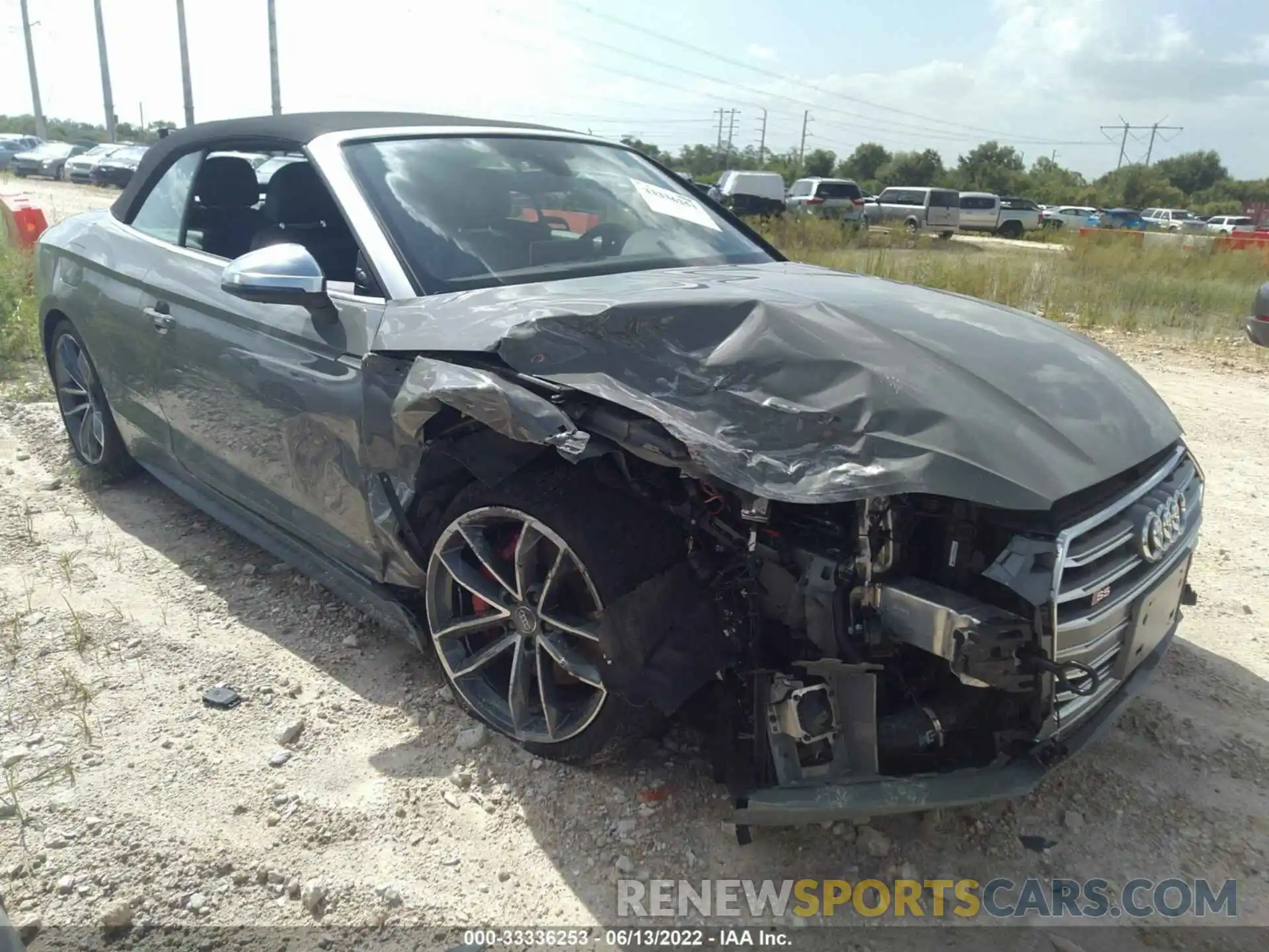 1 Photograph of a damaged car WAU24GF5XKN011020 AUDI S5 CABRIOLET 2019