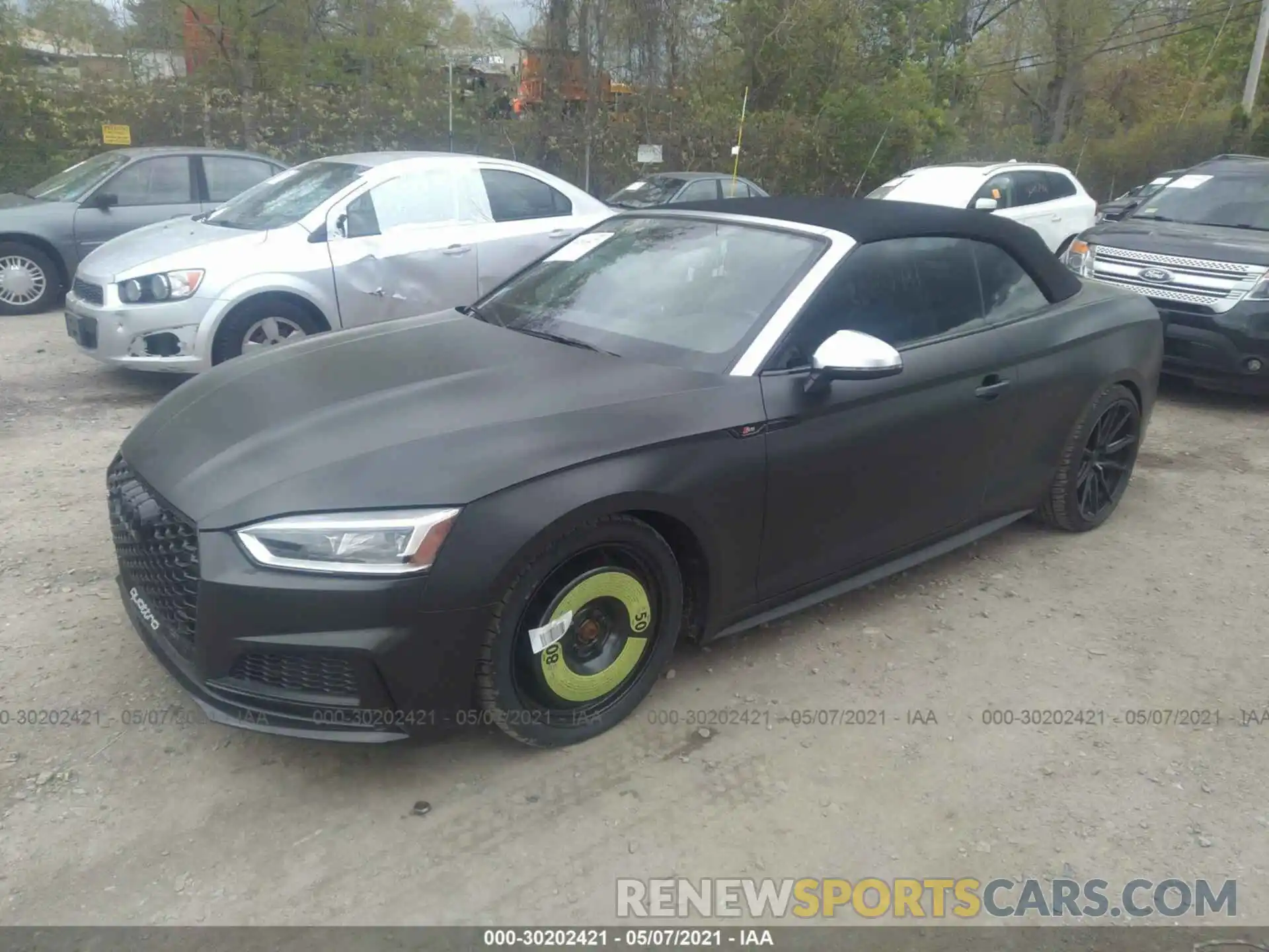 2 Фотография поврежденного автомобиля WAUY4GF50KN002126 AUDI S5 CABRIOLET 2019