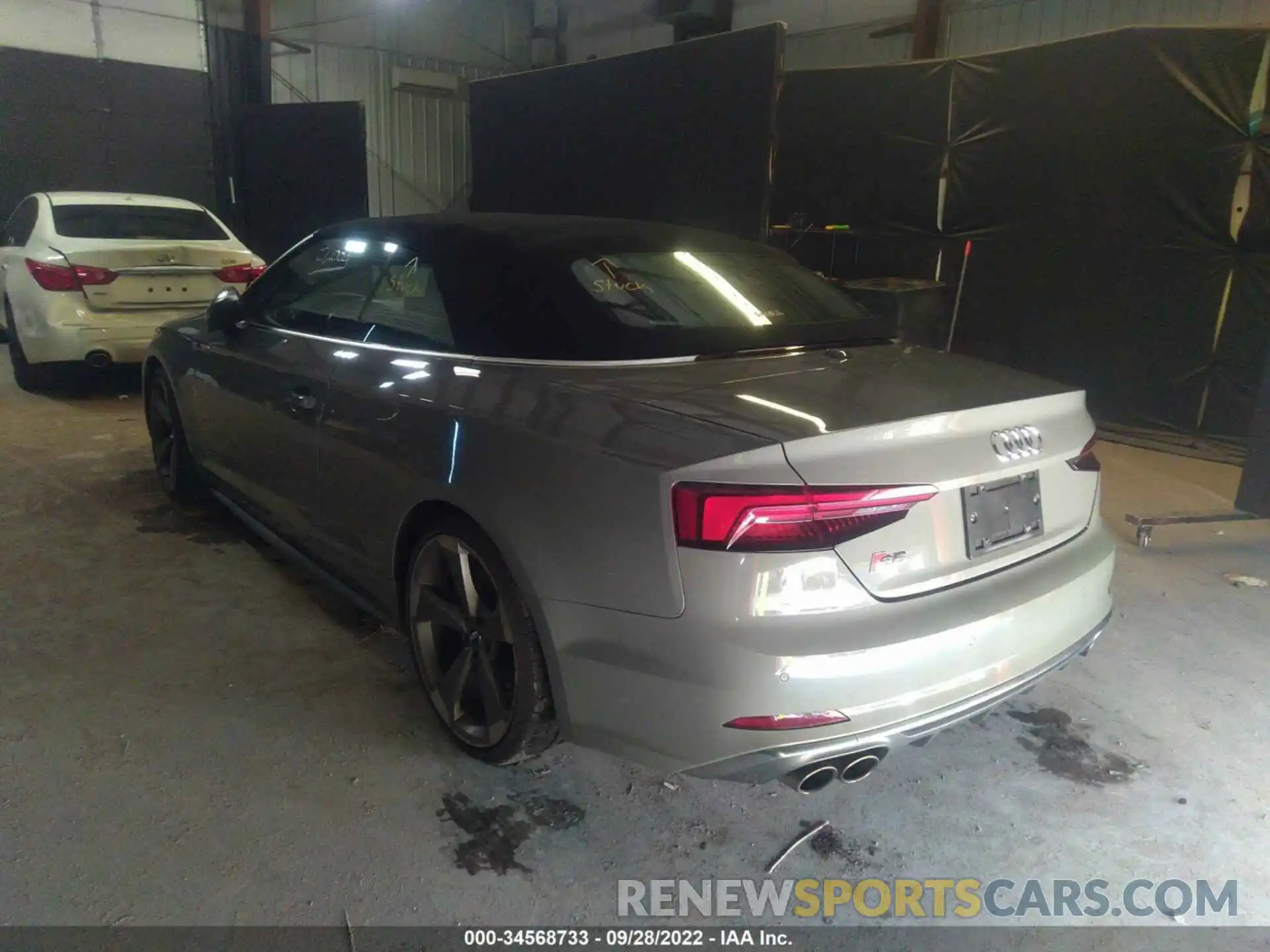 3 Photograph of a damaged car WAUY4GF57KN001295 AUDI S5 CABRIOLET 2019