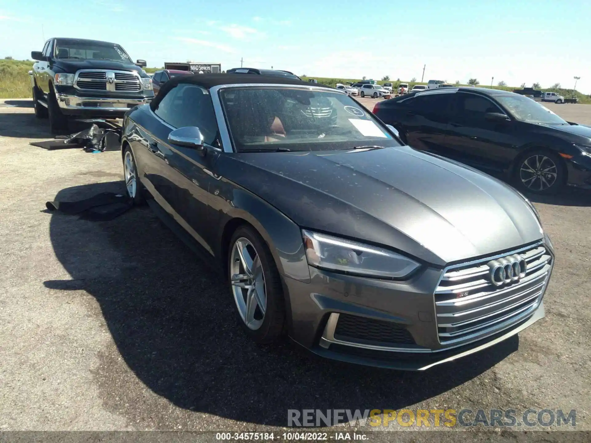 1 Photograph of a damaged car WAUY4GF59KN007339 AUDI S5 CABRIOLET 2019