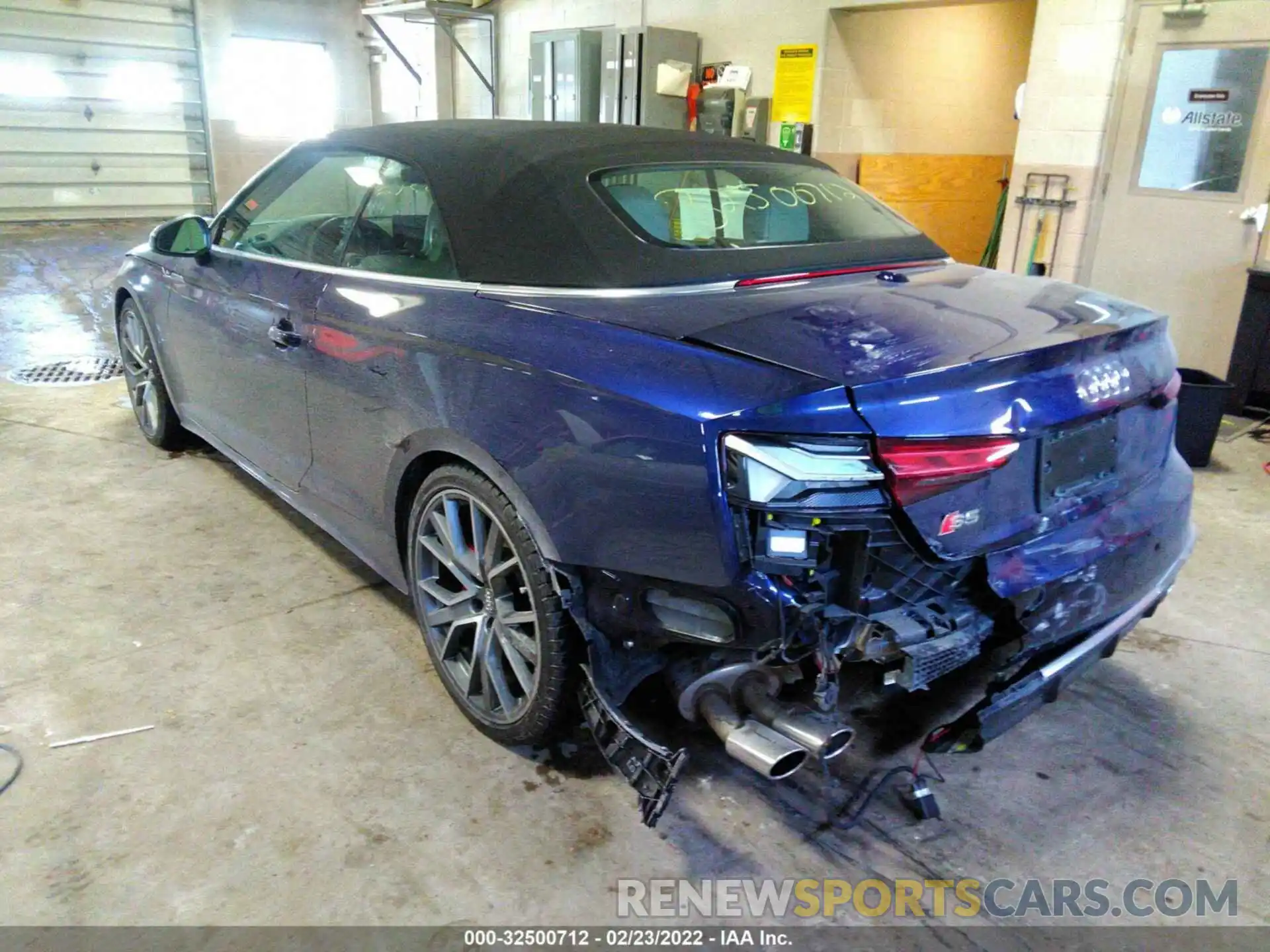 3 Photograph of a damaged car WAUW4GF57LN001371 AUDI S5 CABRIOLET 2020