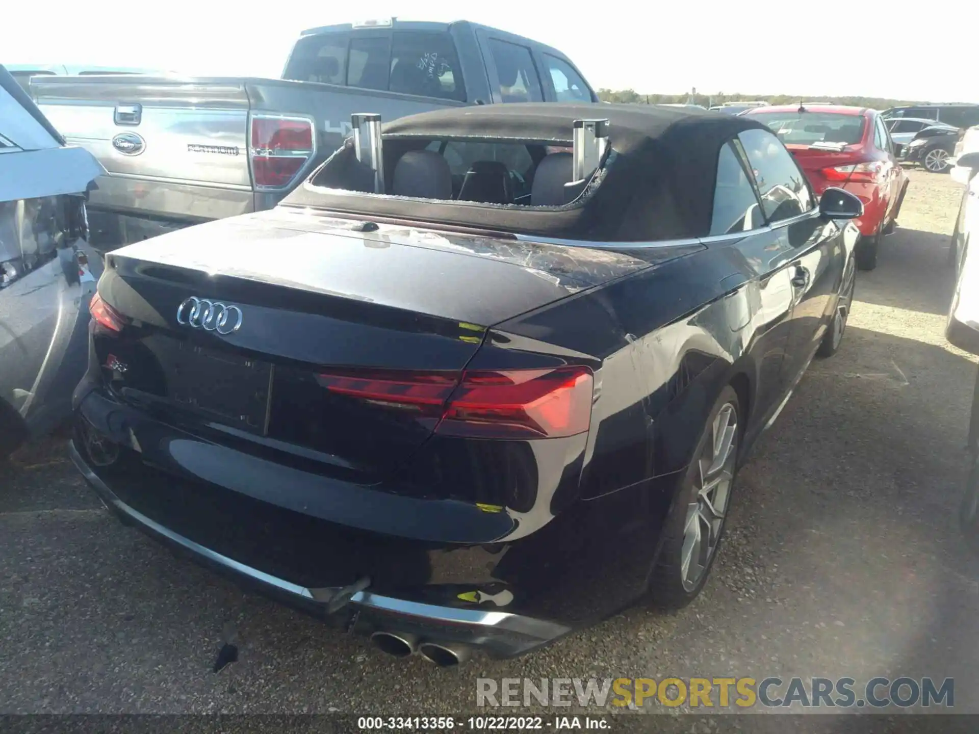 4 Фотография поврежденного автомобиля WAUY4GF58LN000495 AUDI S5 CABRIOLET 2020