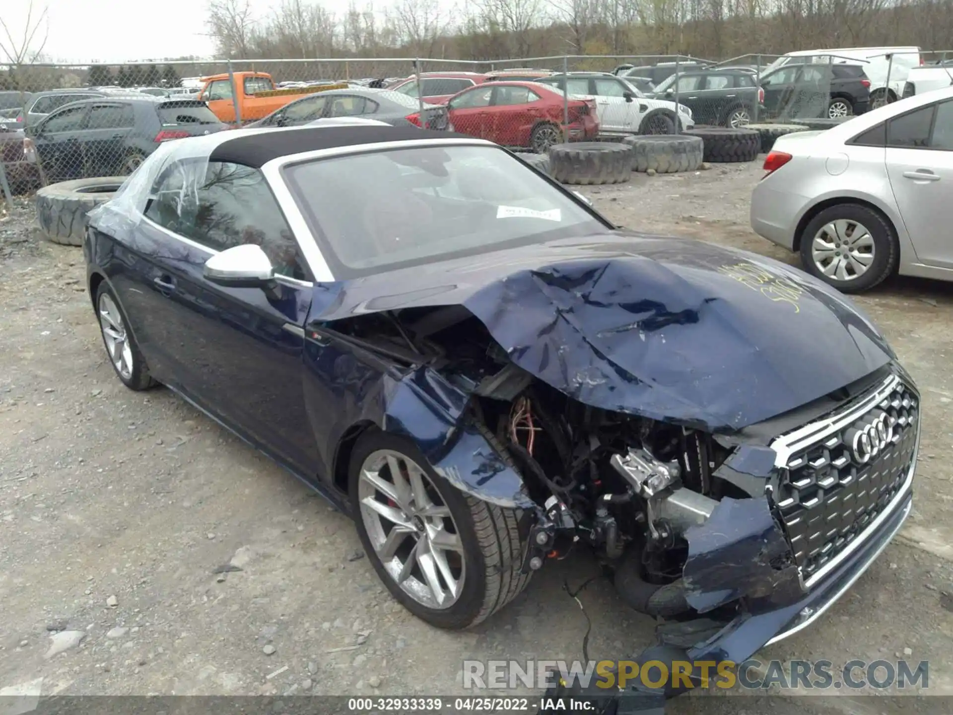 1 Photograph of a damaged car WAUW4GF56MN005378 AUDI S5 CABRIOLET 2021