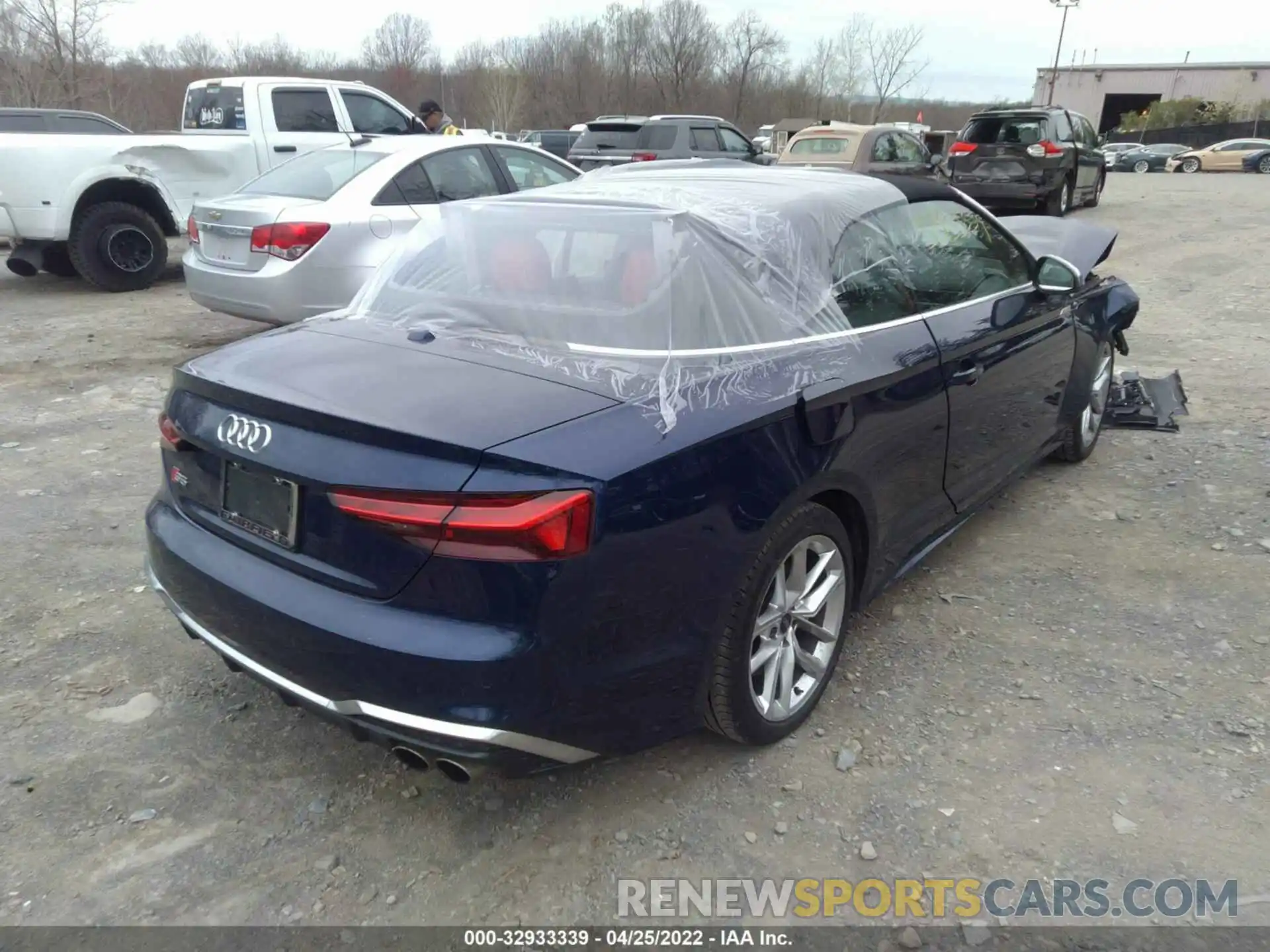 4 Фотография поврежденного автомобиля WAUW4GF56MN005378 AUDI S5 CABRIOLET 2021