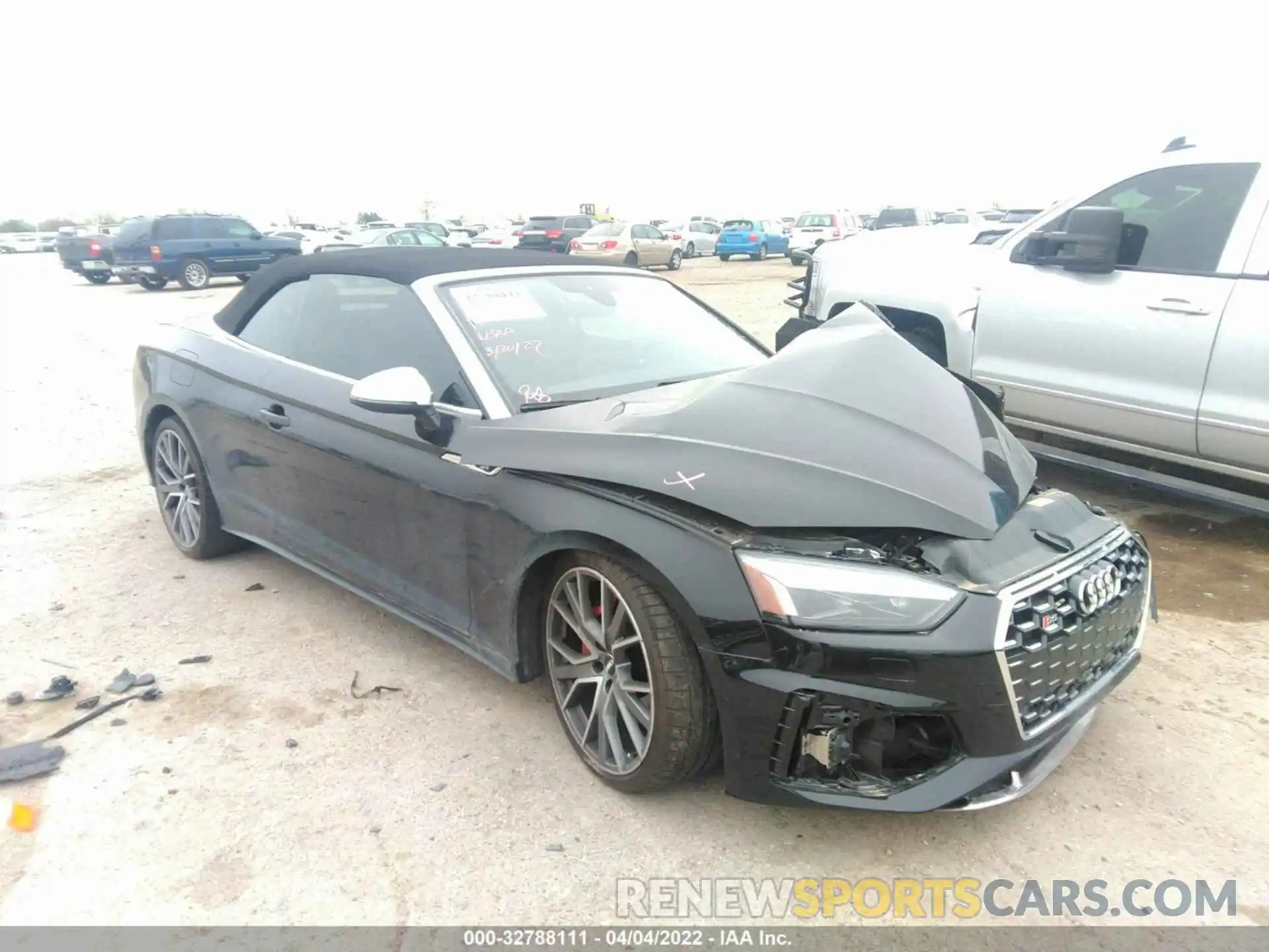 1 Photograph of a damaged car WAUY4GF50MN001240 AUDI S5 CABRIOLET 2021