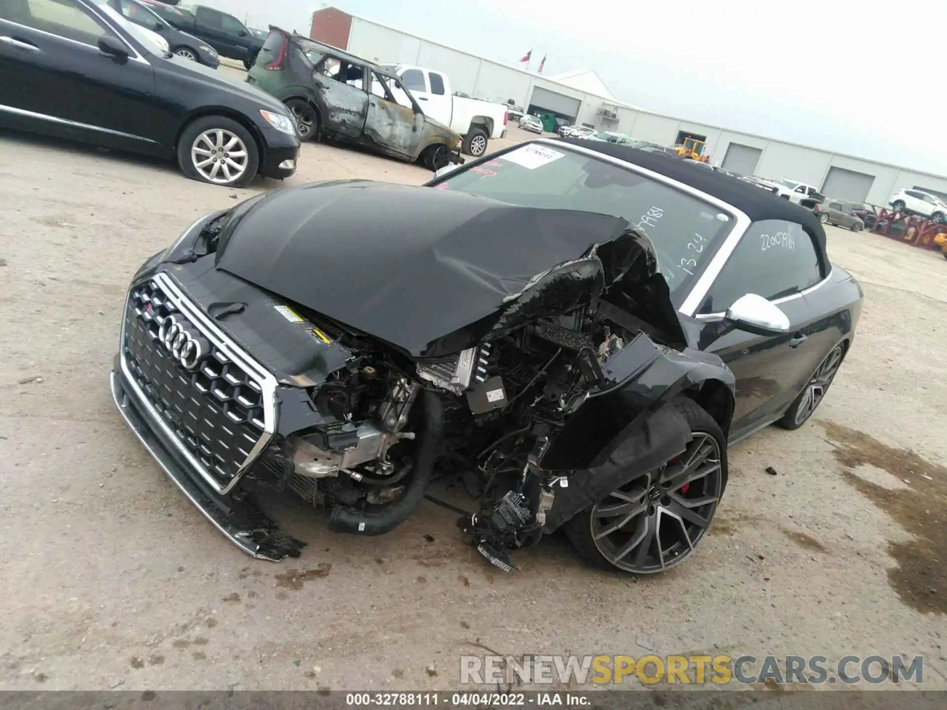 2 Photograph of a damaged car WAUY4GF50MN001240 AUDI S5 CABRIOLET 2021