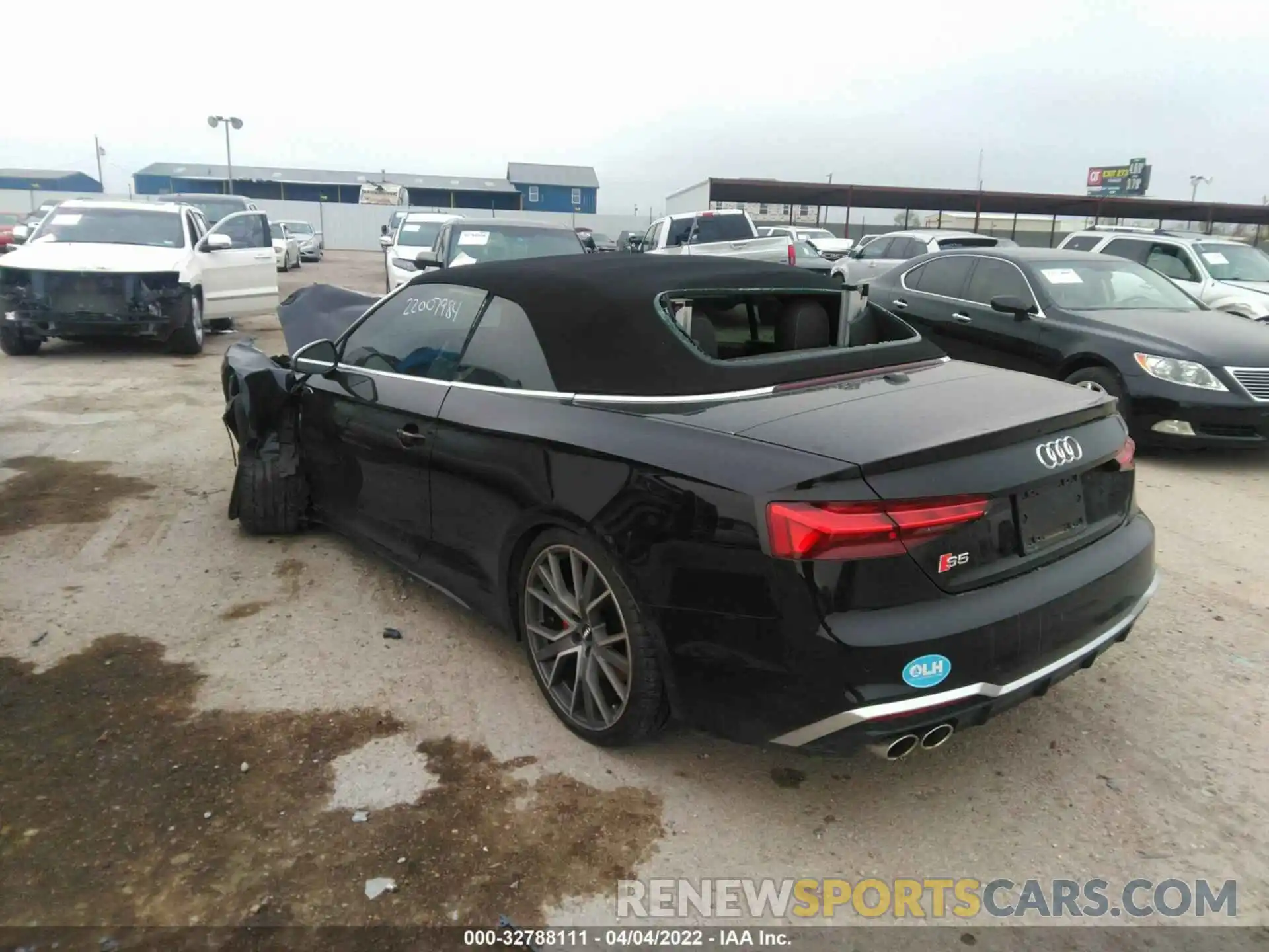 3 Фотография поврежденного автомобиля WAUY4GF50MN001240 AUDI S5 CABRIOLET 2021