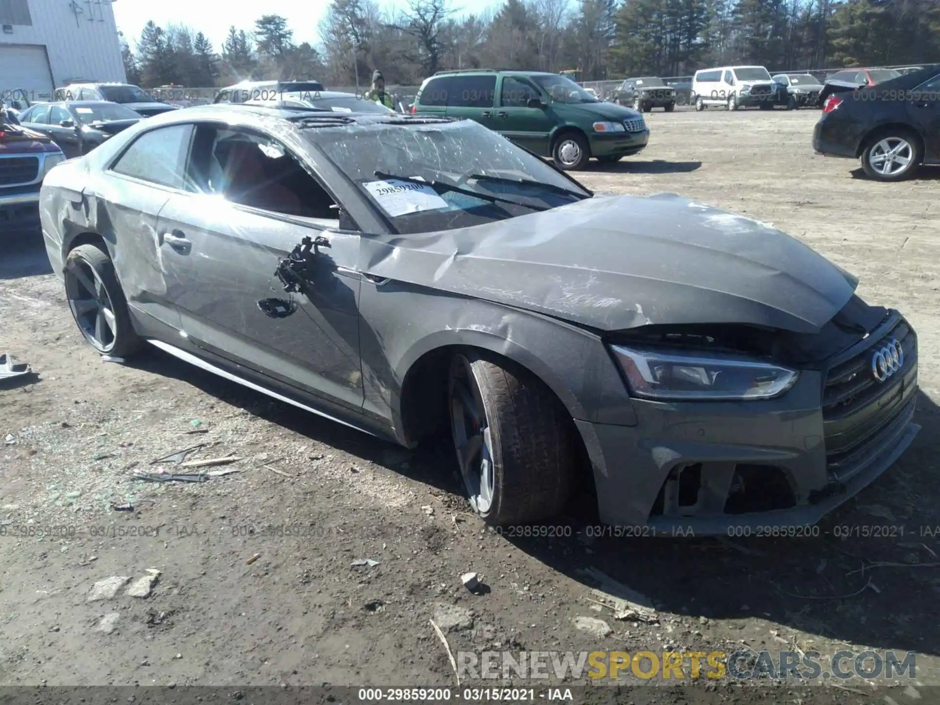 1 Photograph of a damaged car WAUP4AF58KA078807 AUDI S5 COUPE 2019