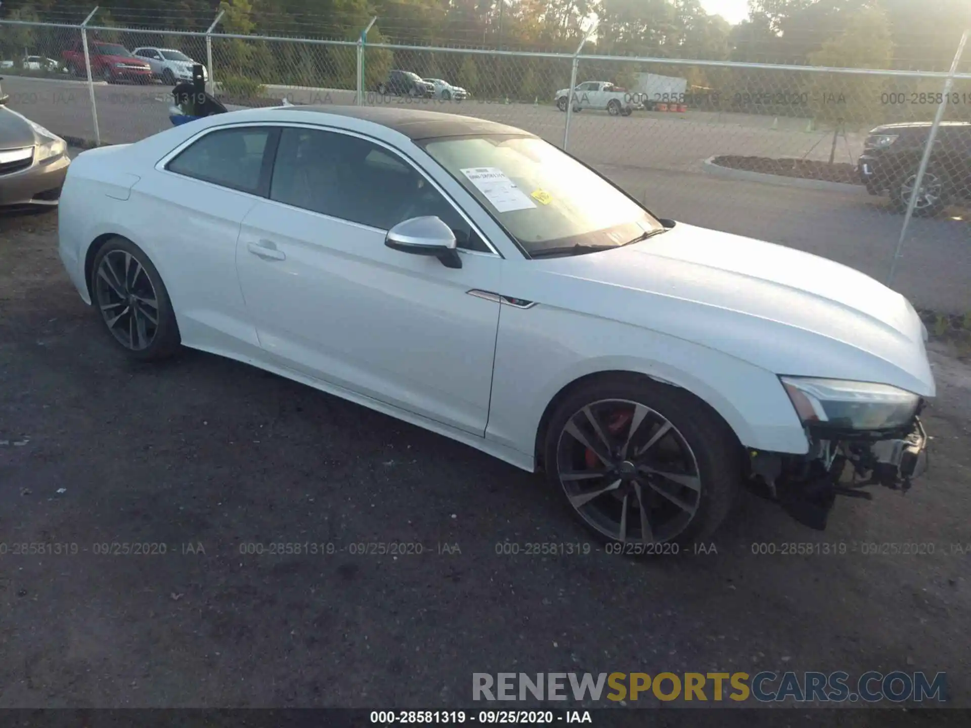 1 Photograph of a damaged car WAUP4AF54LA002695 AUDI S5 COUPE 2020