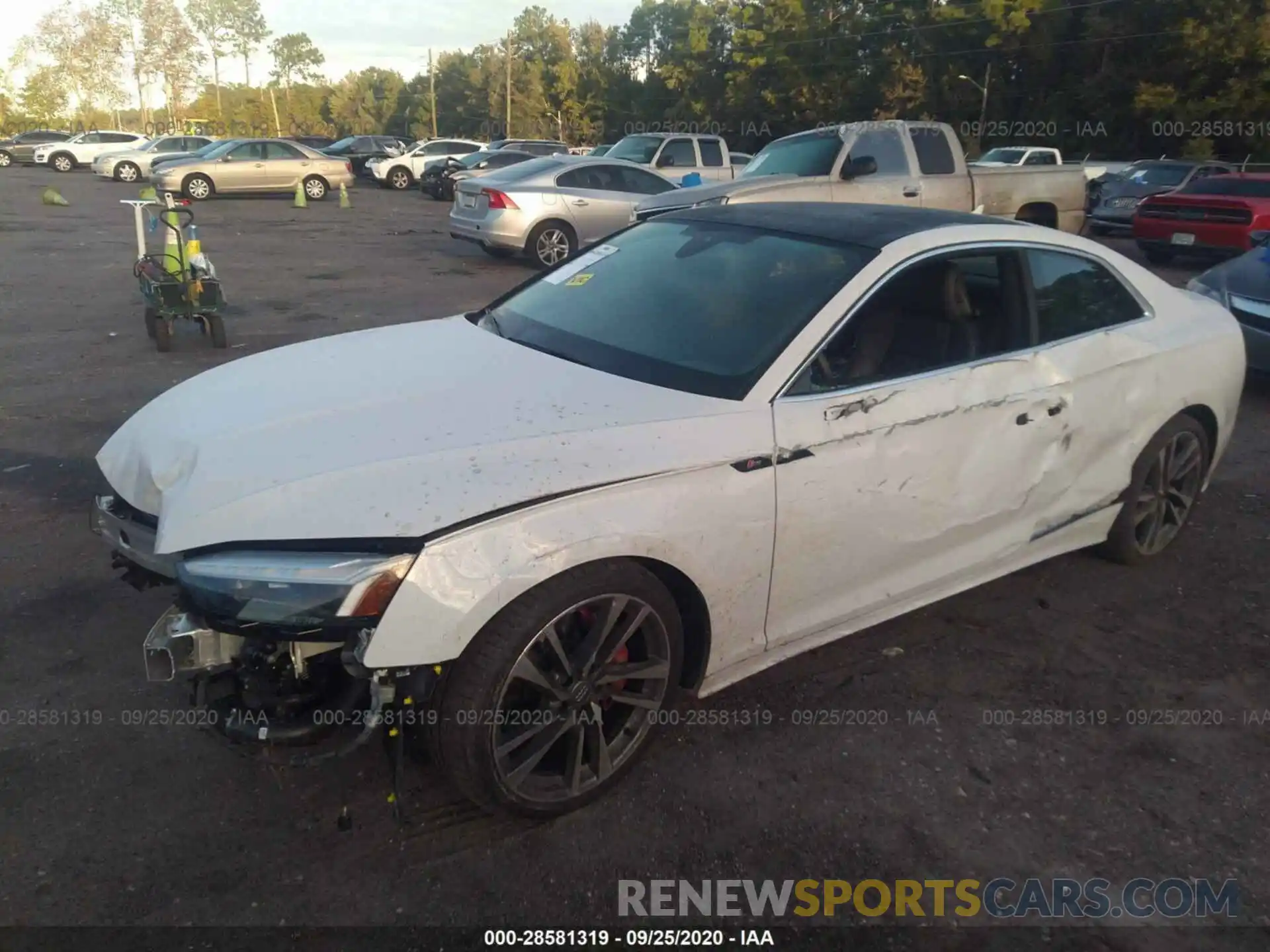 2 Photograph of a damaged car WAUP4AF54LA002695 AUDI S5 COUPE 2020