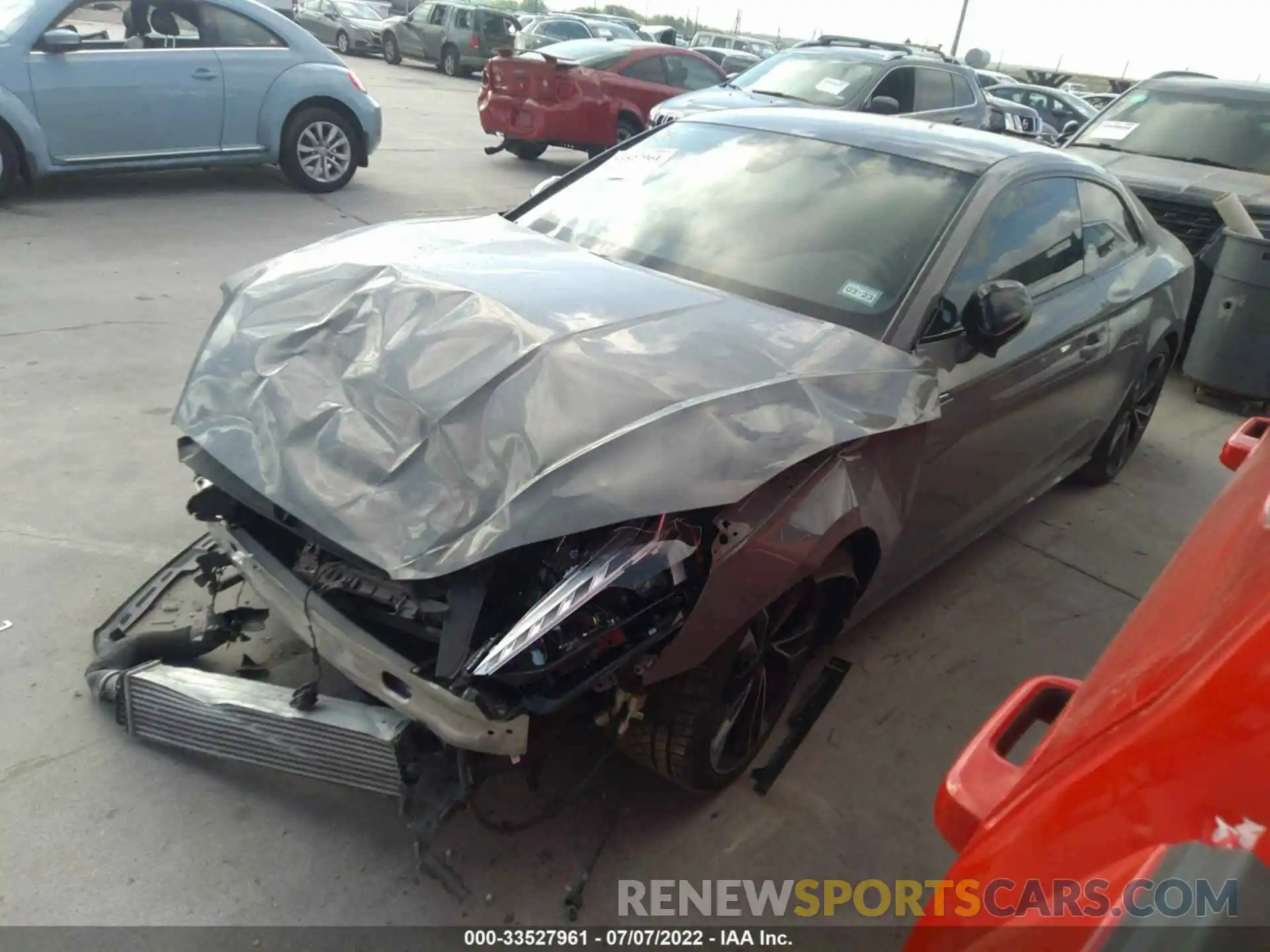 2 Photograph of a damaged car WAUP4AF51MA028981 AUDI S5 COUPE 2021