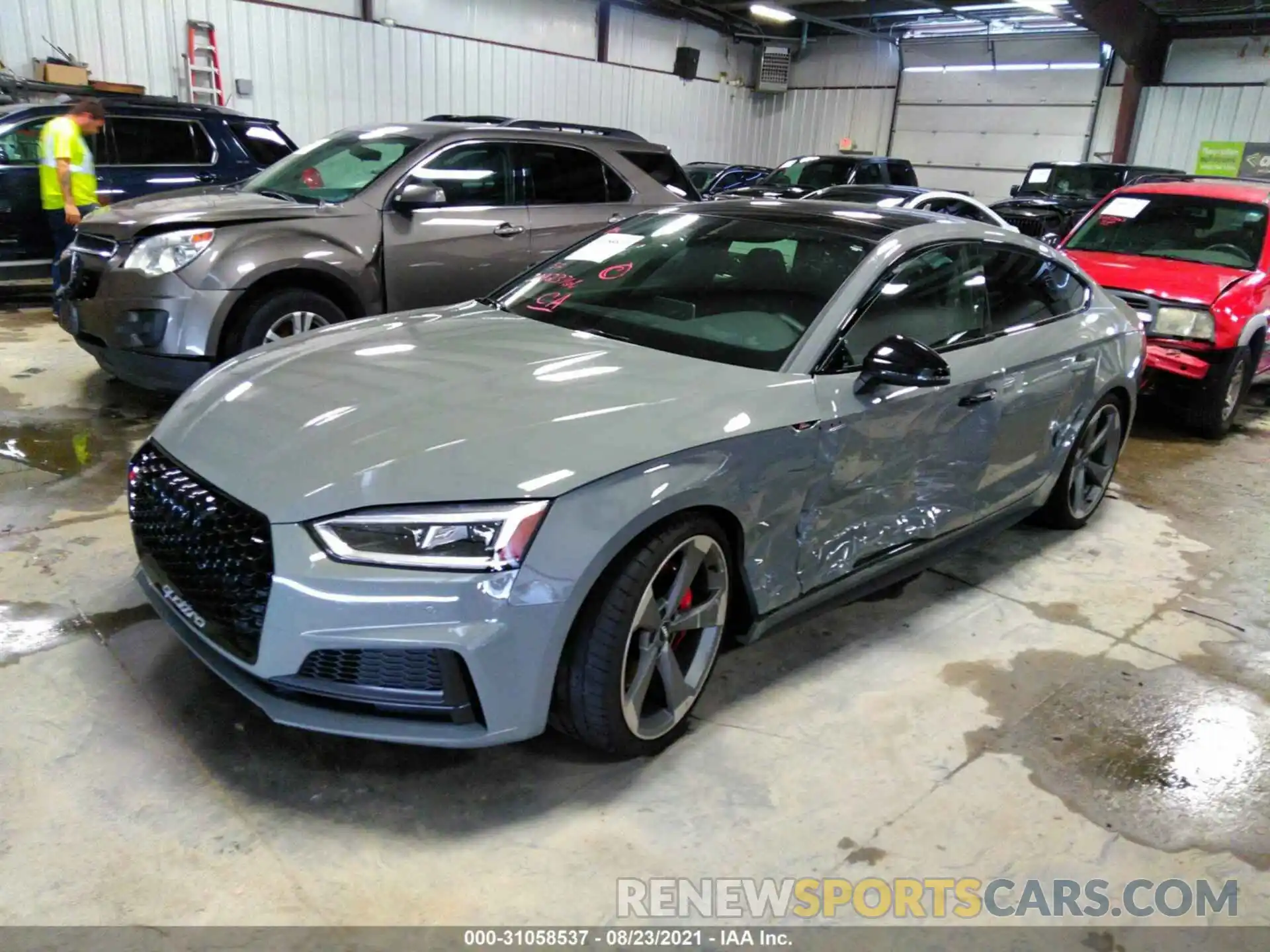 2 Photograph of a damaged car WAUB4CF50KA098782 AUDI S5 SPORTBACK 2019