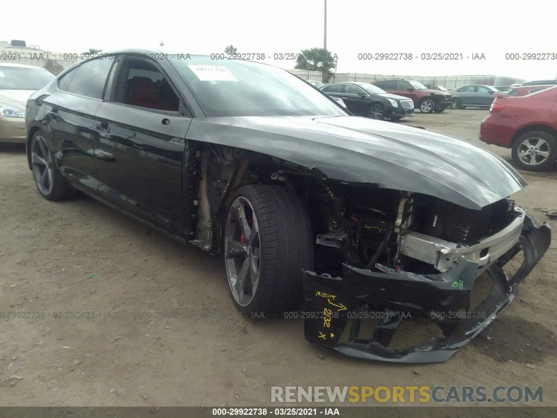 1 Photograph of a damaged car WAUB4CF51KA002612 AUDI S5 SPORTBACK 2019