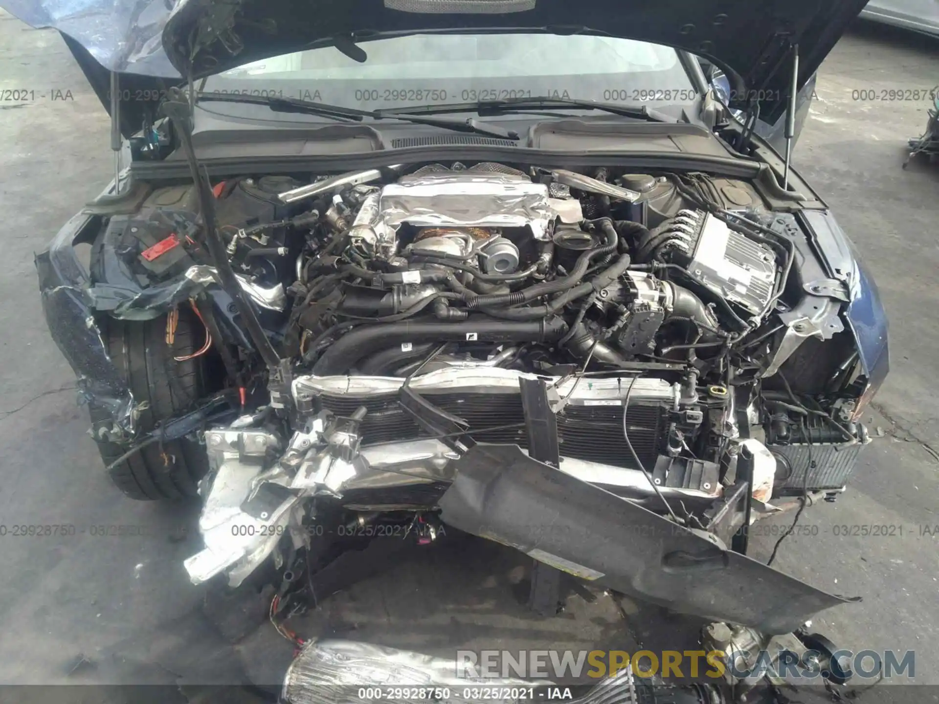 10 Фотография поврежденного автомобиля WAUB4CF51KA051339 AUDI S5 SPORTBACK 2019
