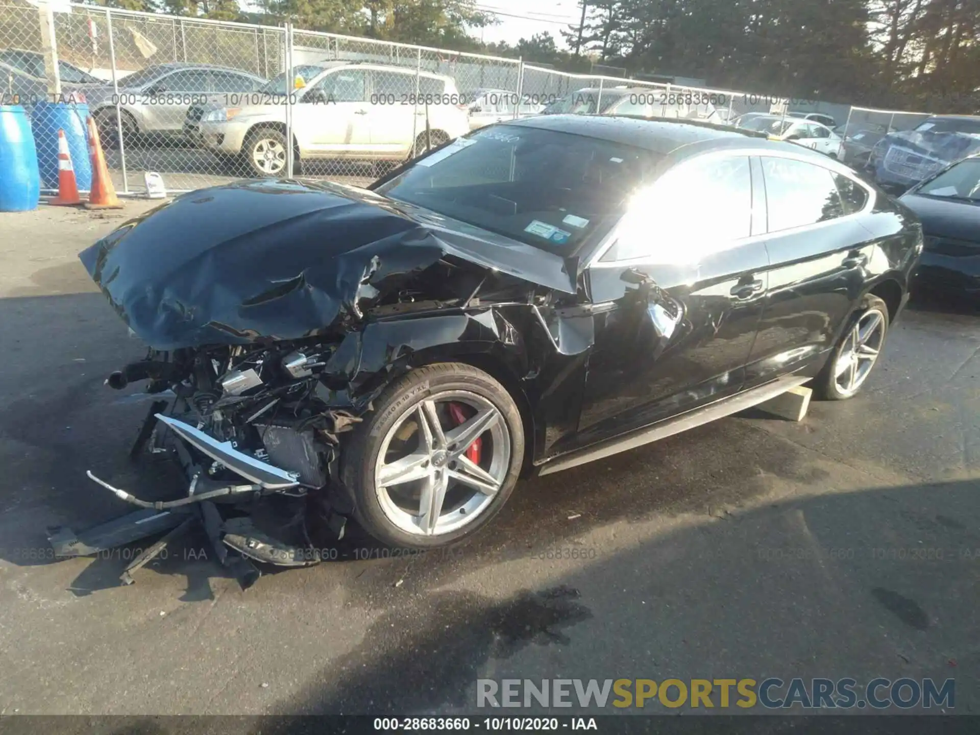 2 Photograph of a damaged car WAUB4CF53KA001896 AUDI S5 SPORTBACK 2019