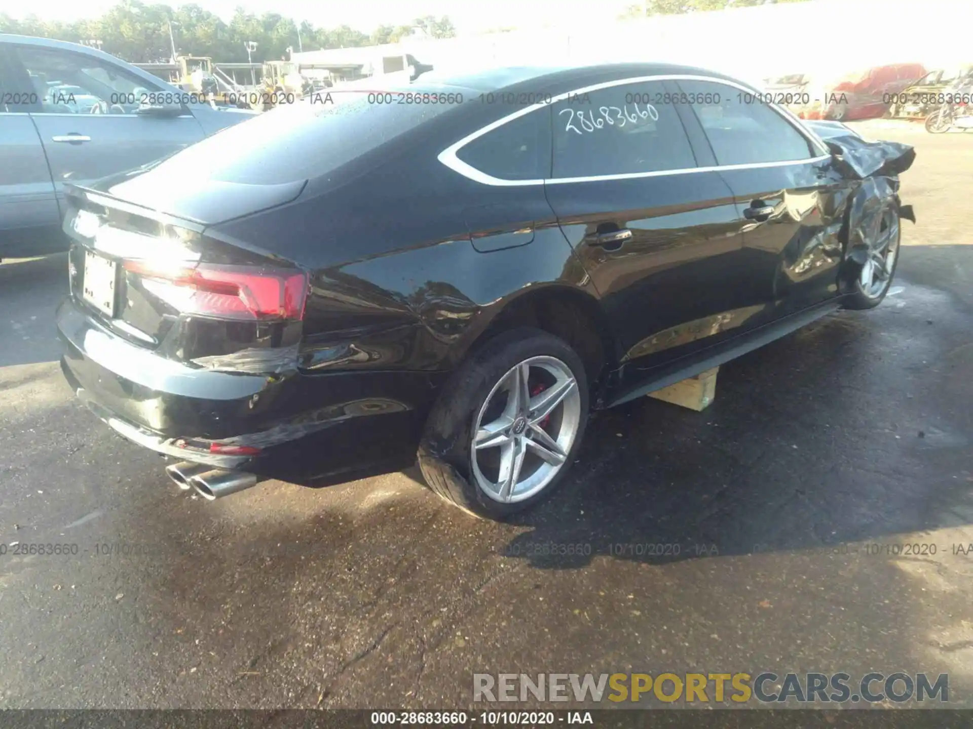 4 Photograph of a damaged car WAUB4CF53KA001896 AUDI S5 SPORTBACK 2019