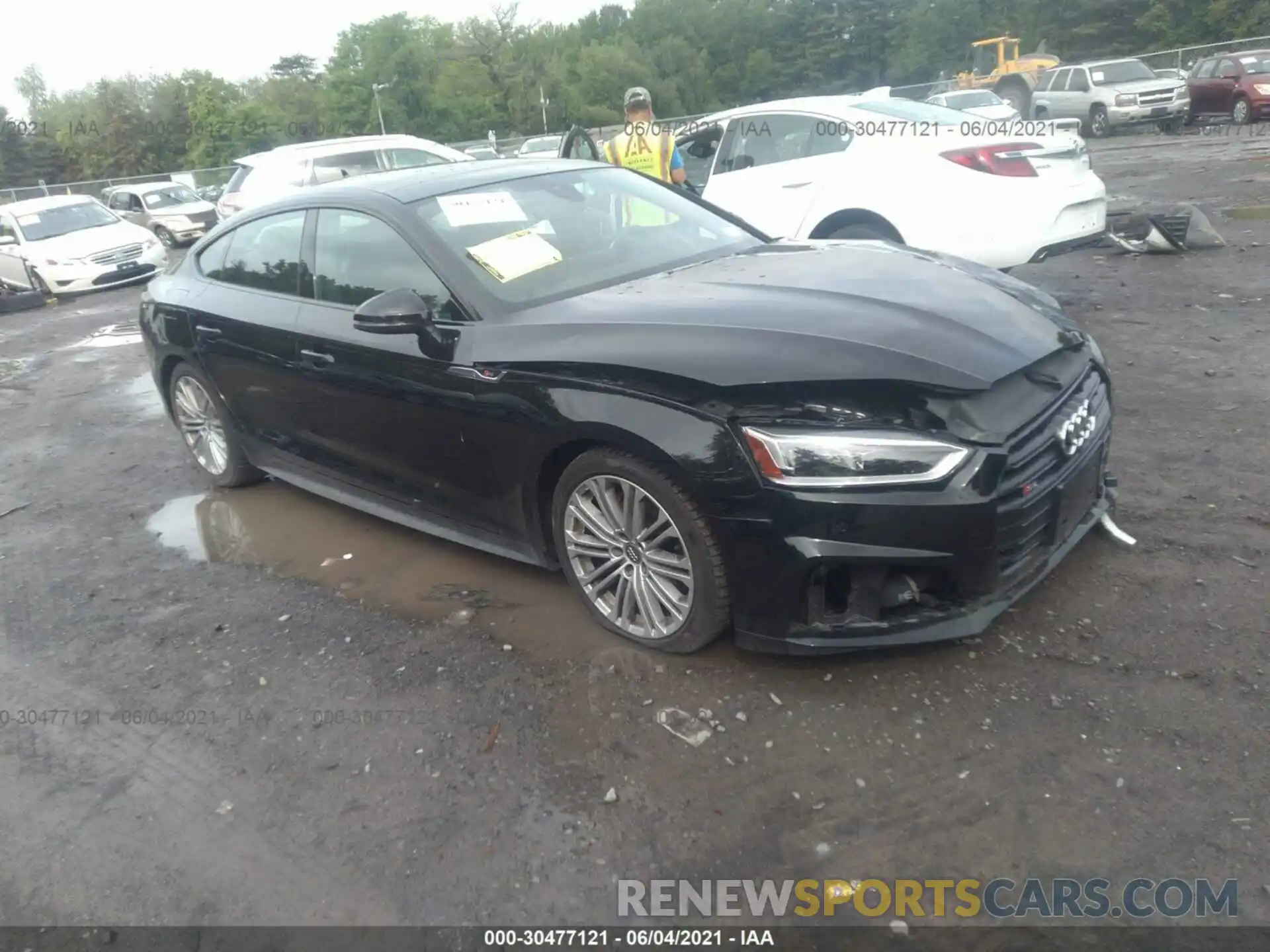 1 Photograph of a damaged car WAUB4CF54KA047267 AUDI S5 SPORTBACK 2019