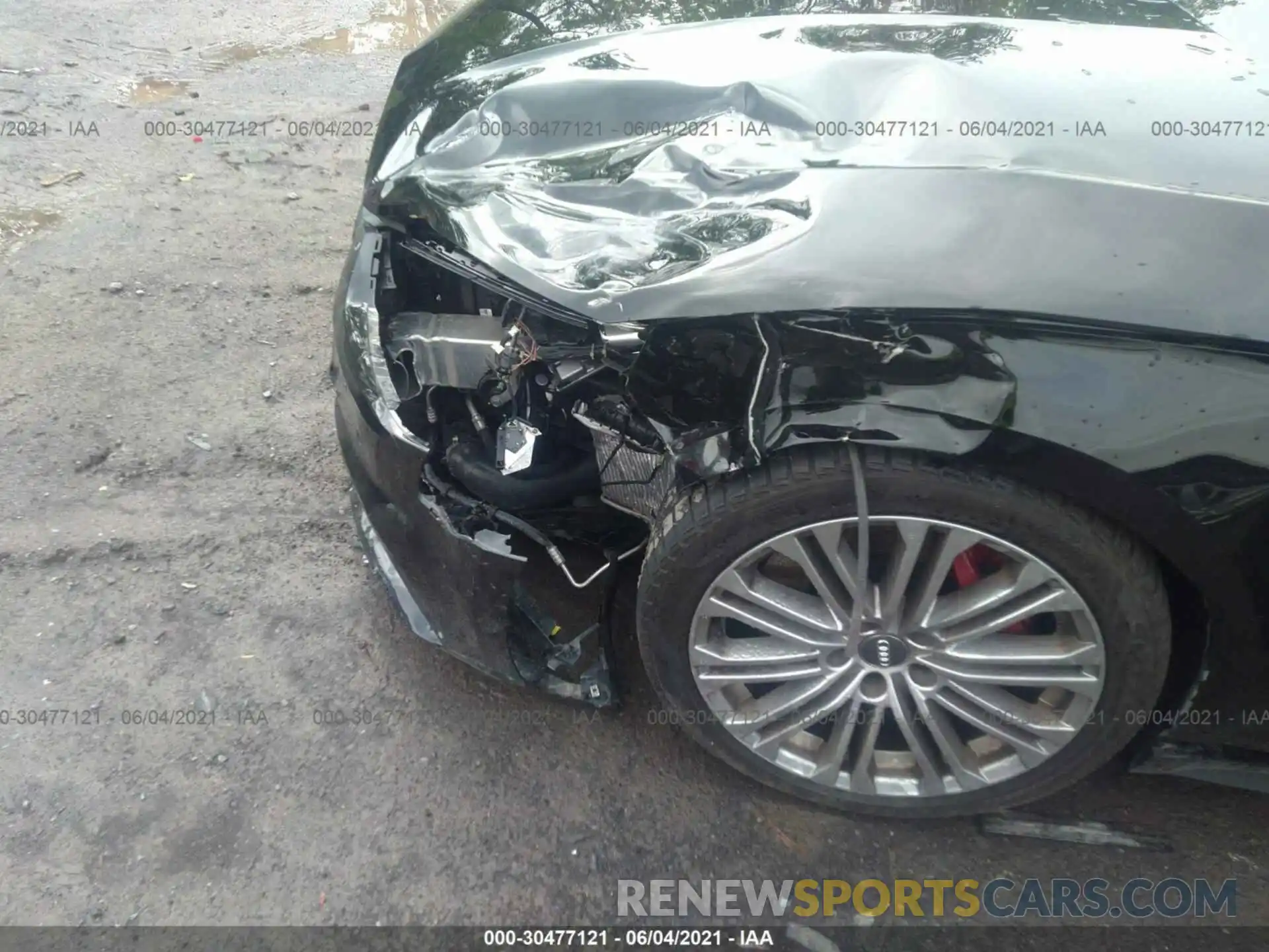 6 Photograph of a damaged car WAUB4CF54KA047267 AUDI S5 SPORTBACK 2019