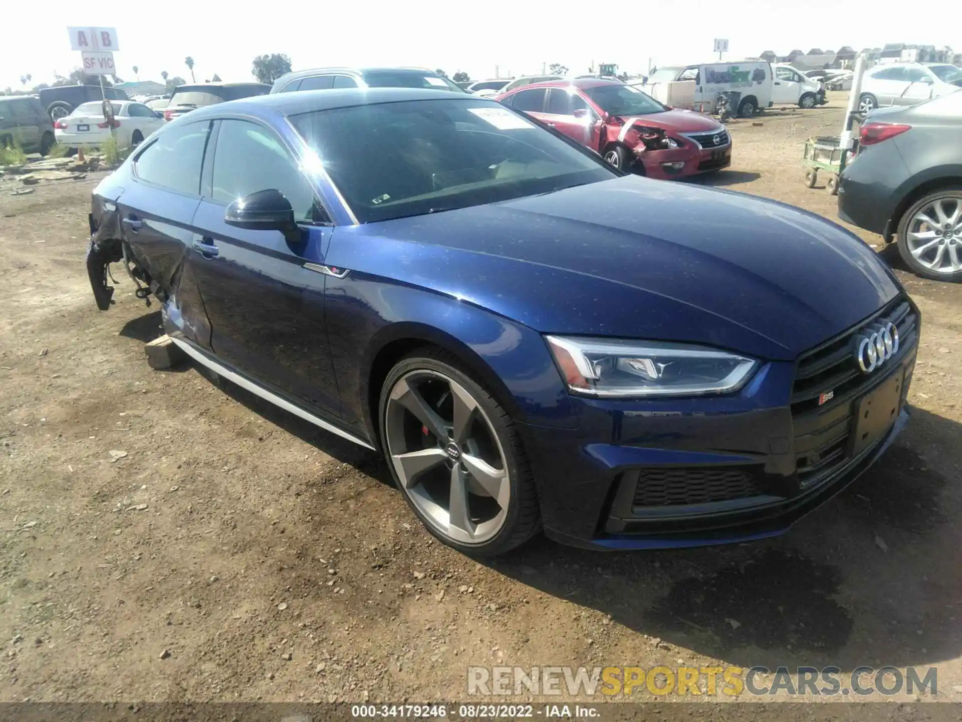 1 Photograph of a damaged car WAUB4CF54KA091589 AUDI S5 SPORTBACK 2019