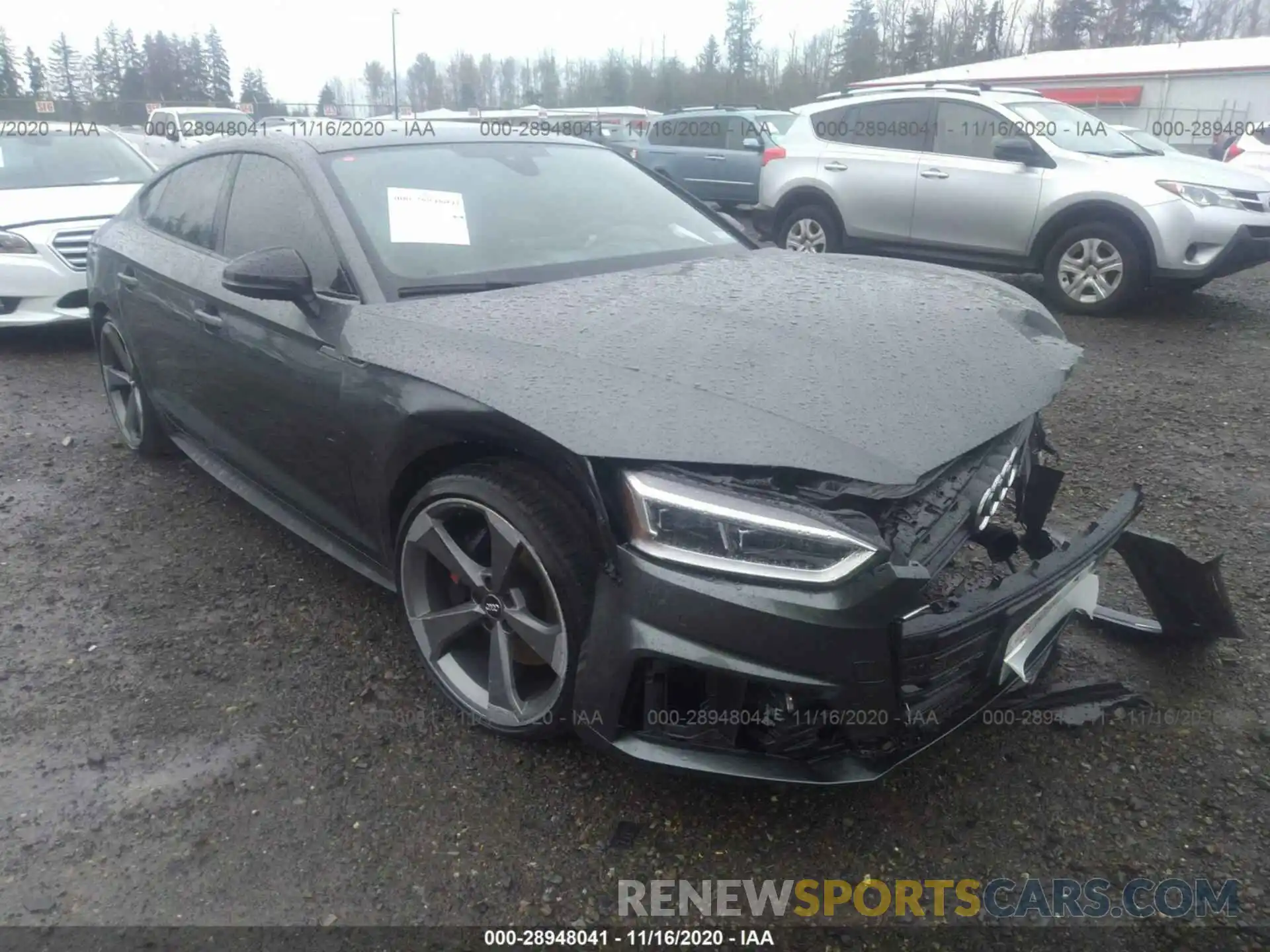 1 Фотография поврежденного автомобиля WAUB4CF55KA099605 AUDI S5 SPORTBACK 2019