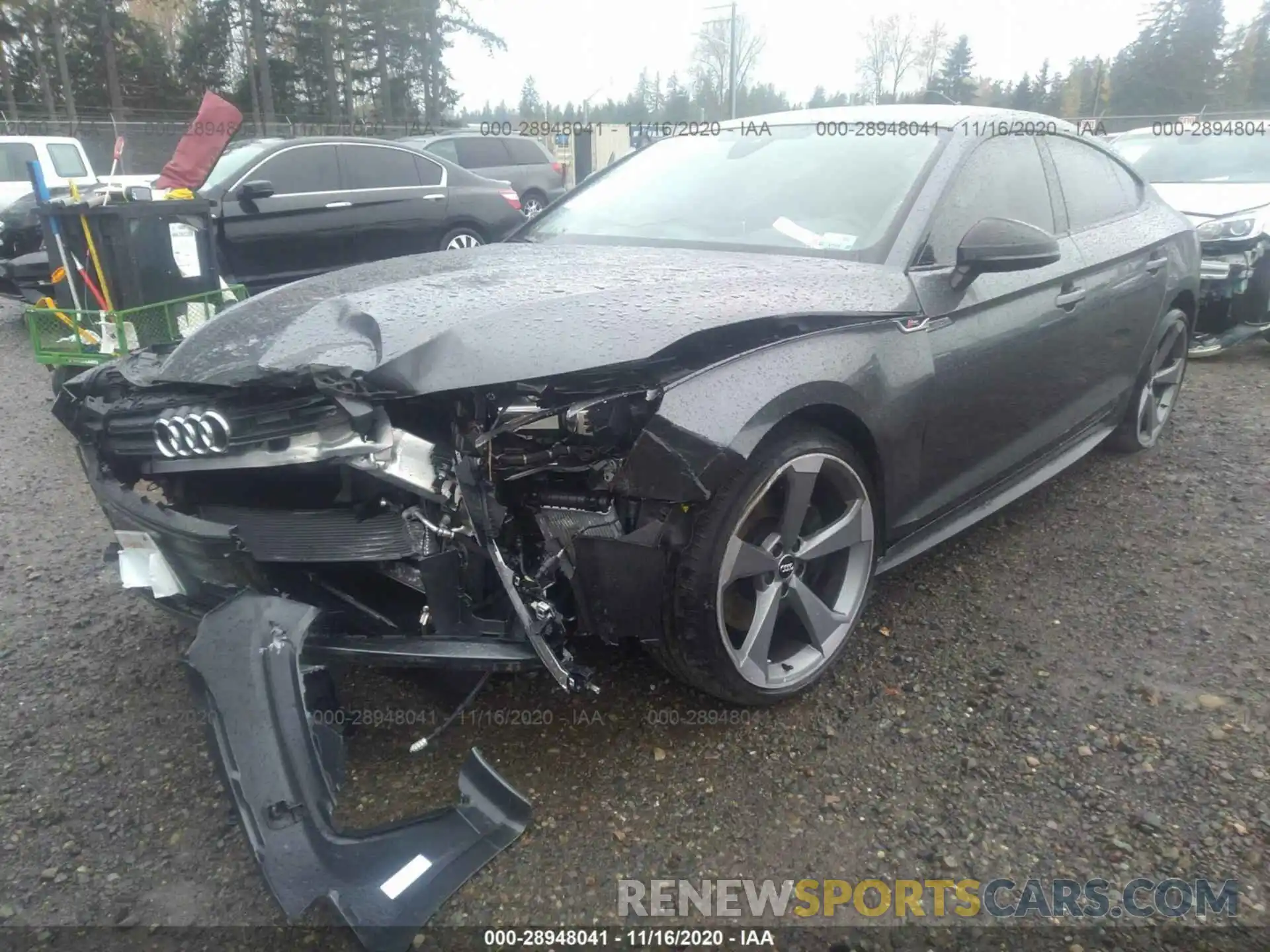 2 Photograph of a damaged car WAUB4CF55KA099605 AUDI S5 SPORTBACK 2019