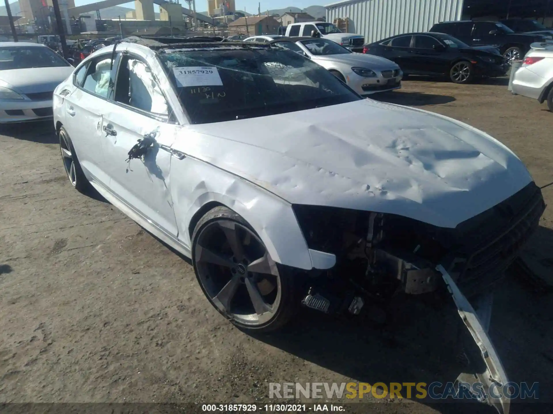 1 Photograph of a damaged car WAUB4CF56KA077354 AUDI S5 SPORTBACK 2019