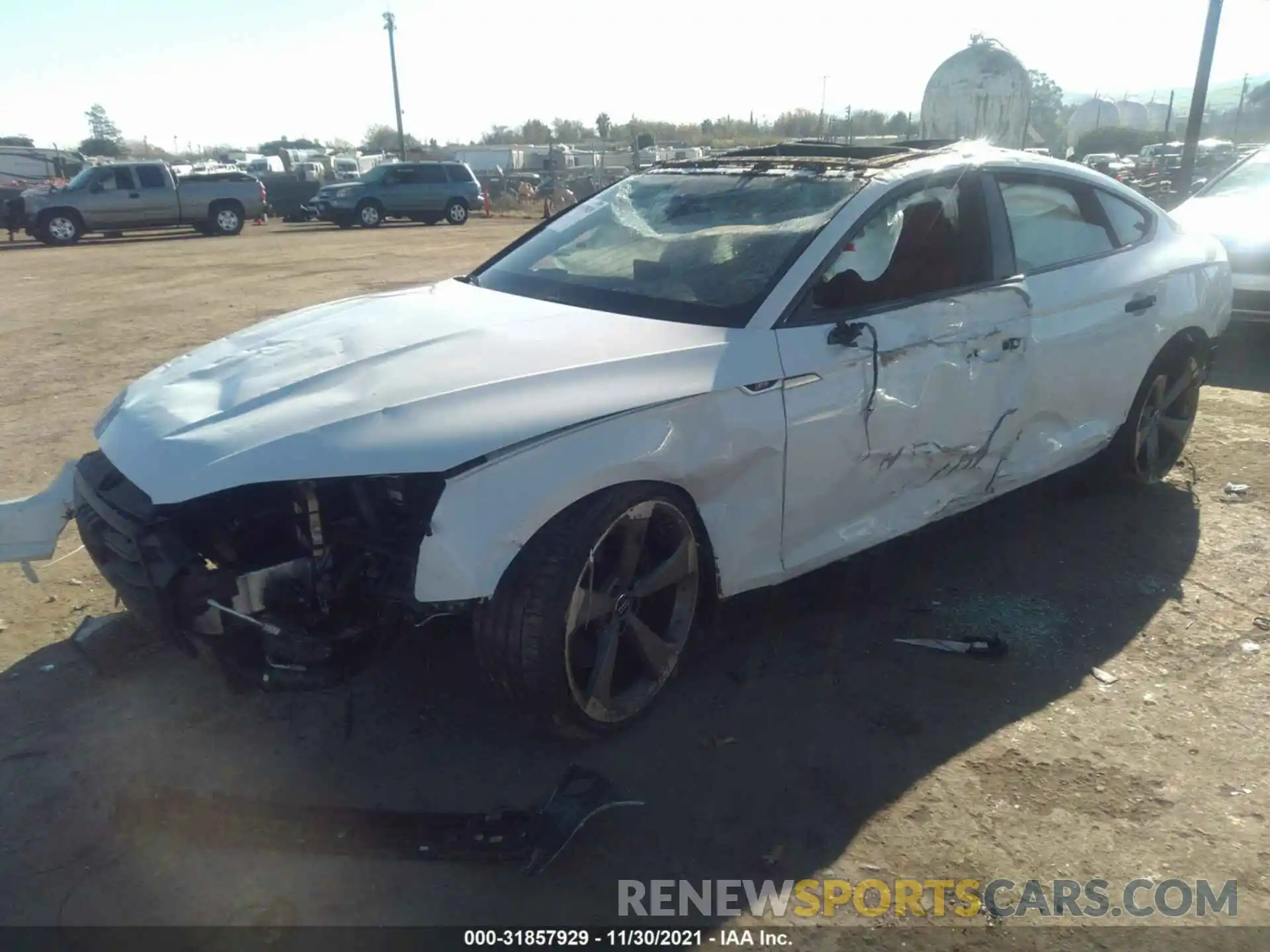 2 Photograph of a damaged car WAUB4CF56KA077354 AUDI S5 SPORTBACK 2019