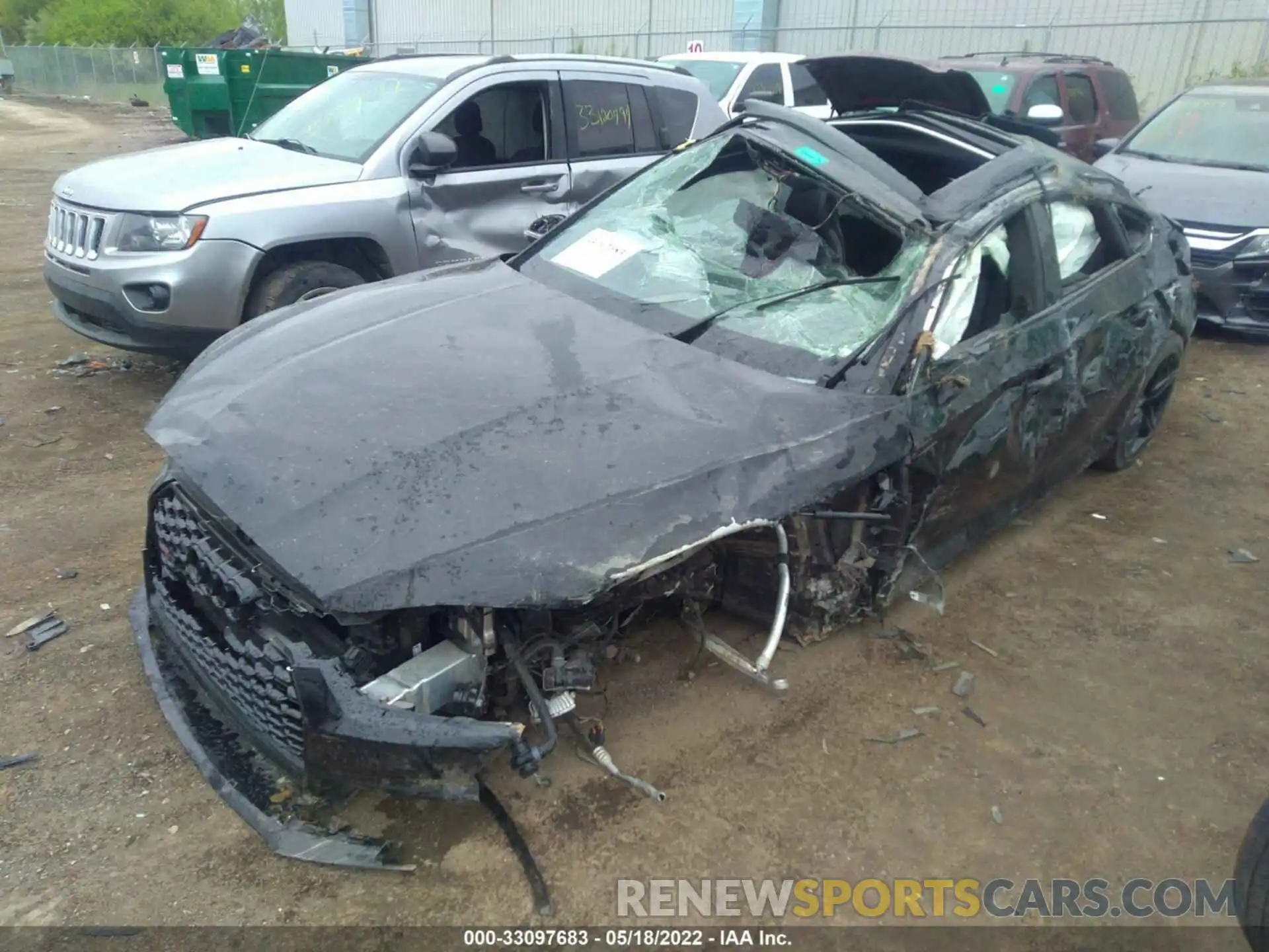 2 Photograph of a damaged car WAUB4CF58KA018337 AUDI S5 SPORTBACK 2019